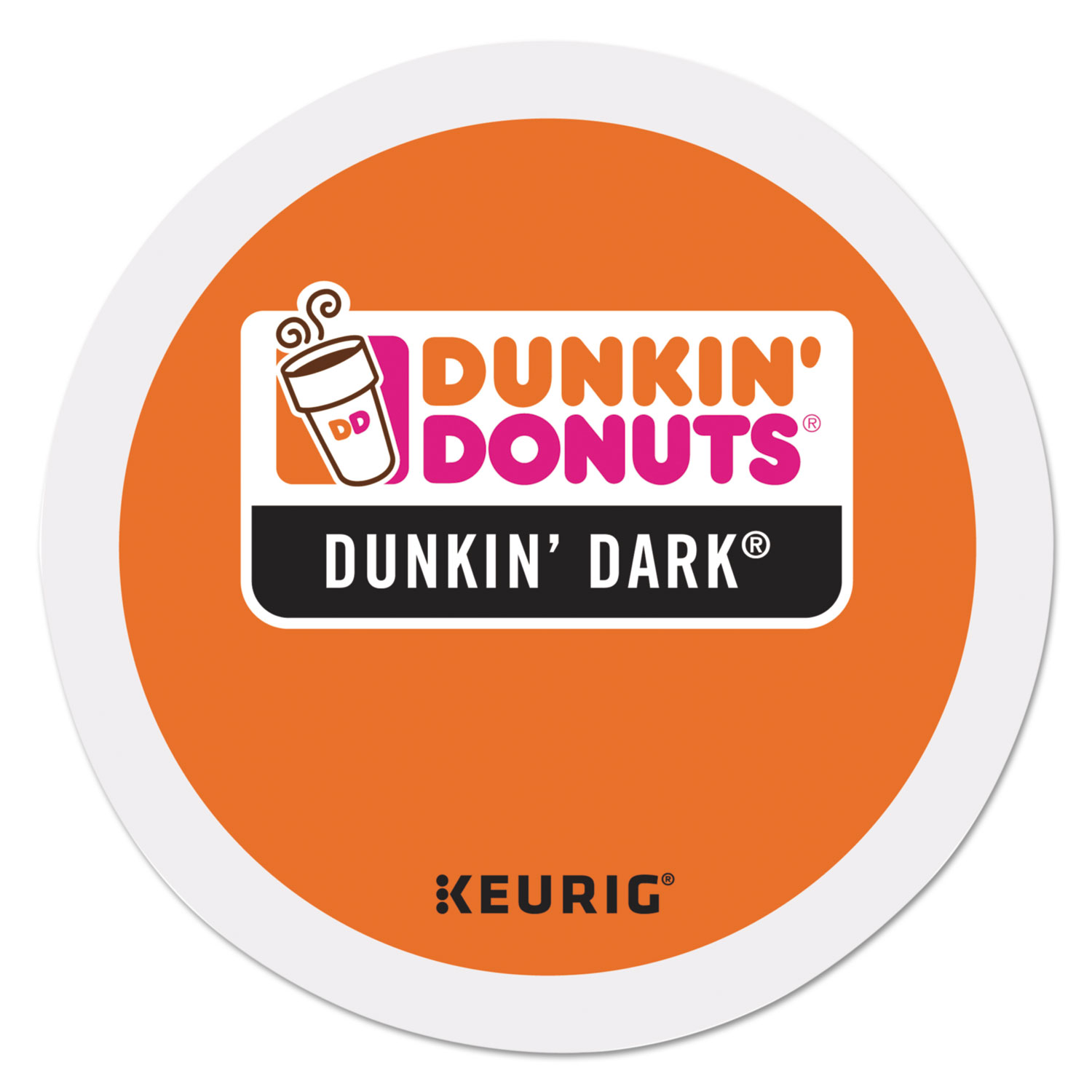  Dunkin Donuts 0849 K-Cup Pods, Dunkin' Dark Roast, 24/Box (GMT0849) 