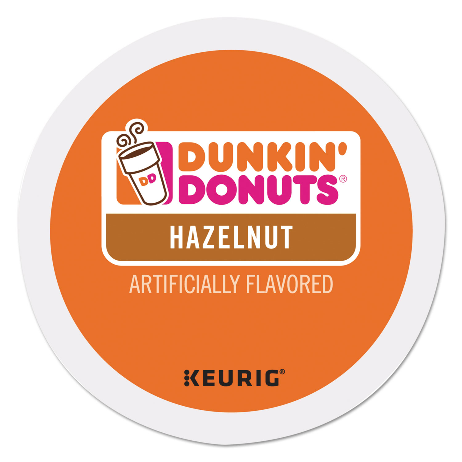  Dunkin Donuts 0848 K-Cup Pods, Hazelnut, 24/Box (GMT0848) 