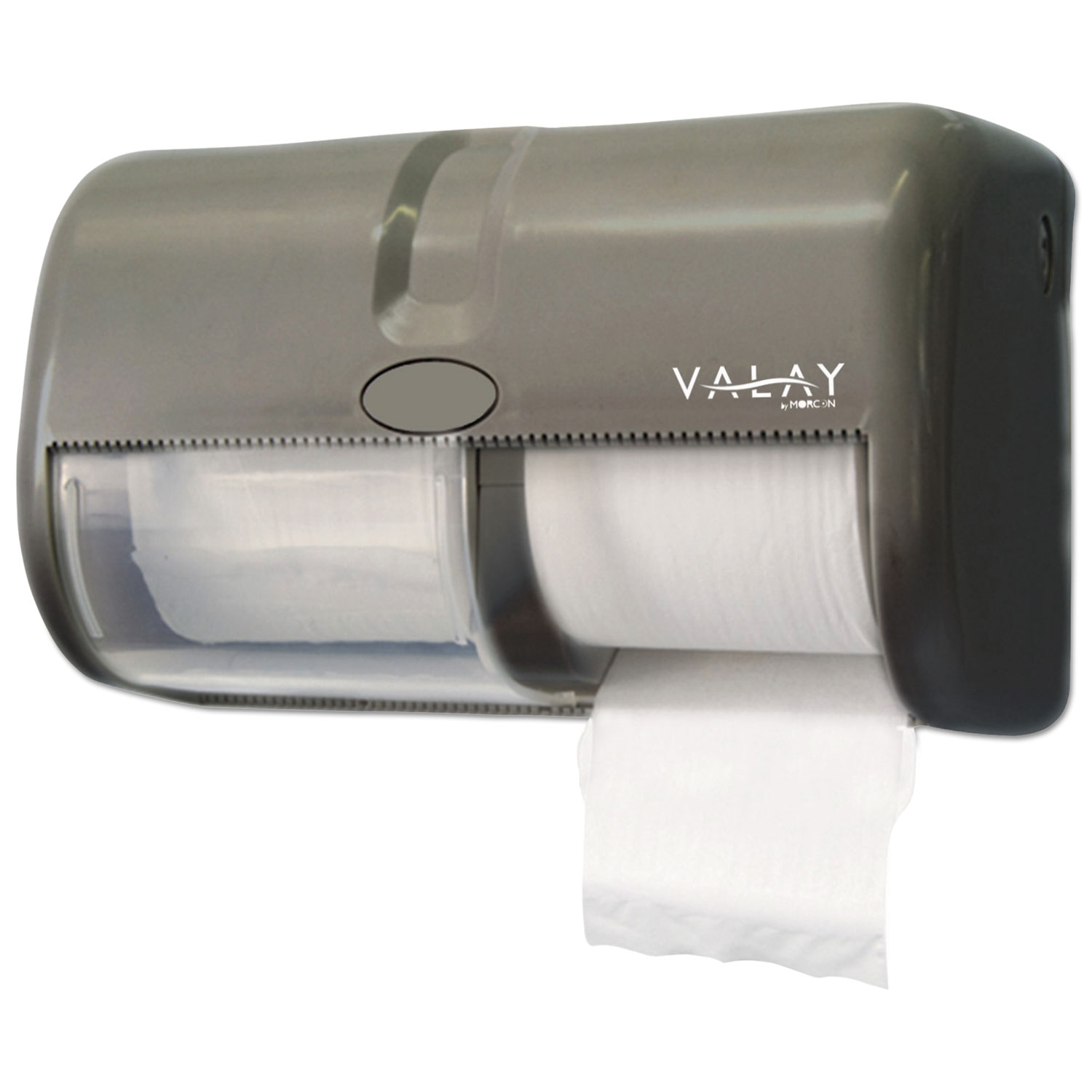 Valay Toilet Tissue Dispenser, 11.5 x 6.5, Black