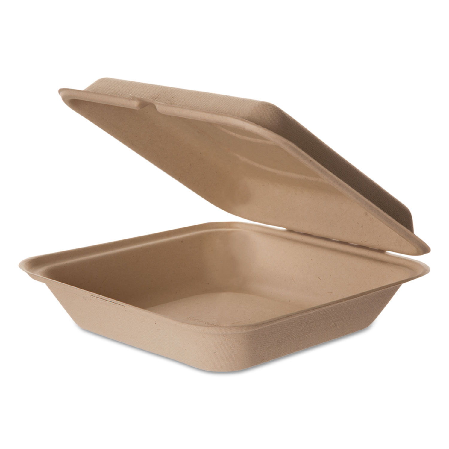  Eco-Products EP-HCW91 Wheat Straw Hinged Clamshell Containers, 9 x 9 x 3, 200/Carton (ECOEPHCW9) 