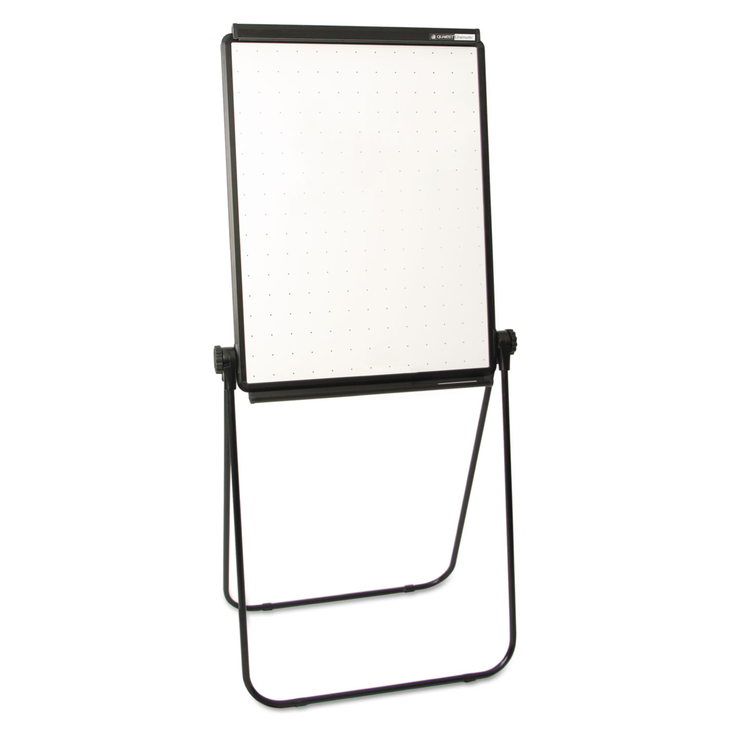 Unimate Total Erase Presentation Easel, 26 x 34, White Surface, Black Frame