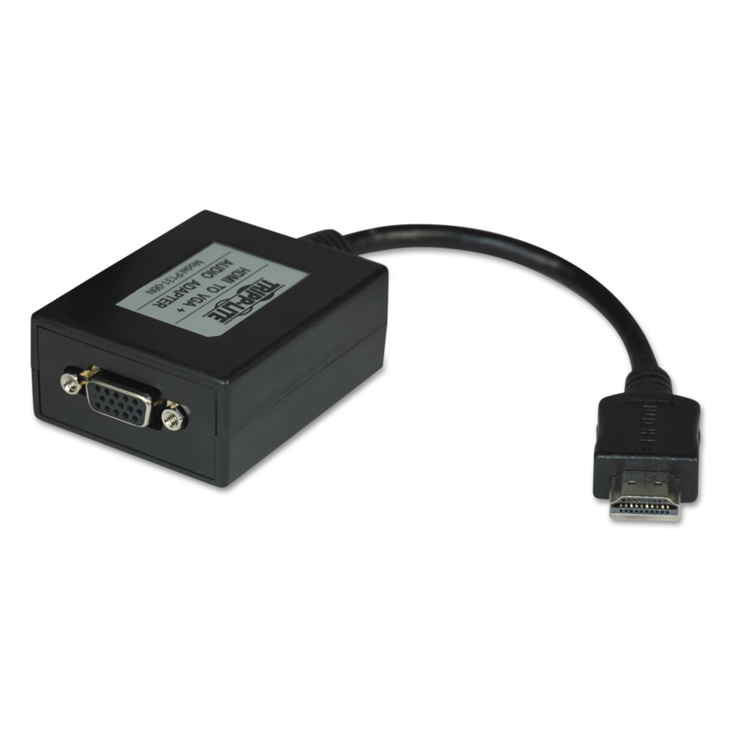 Tripp Lite HDMI to VGA with Audio Converter Cable, 1920 x 1200 (1080p), 6