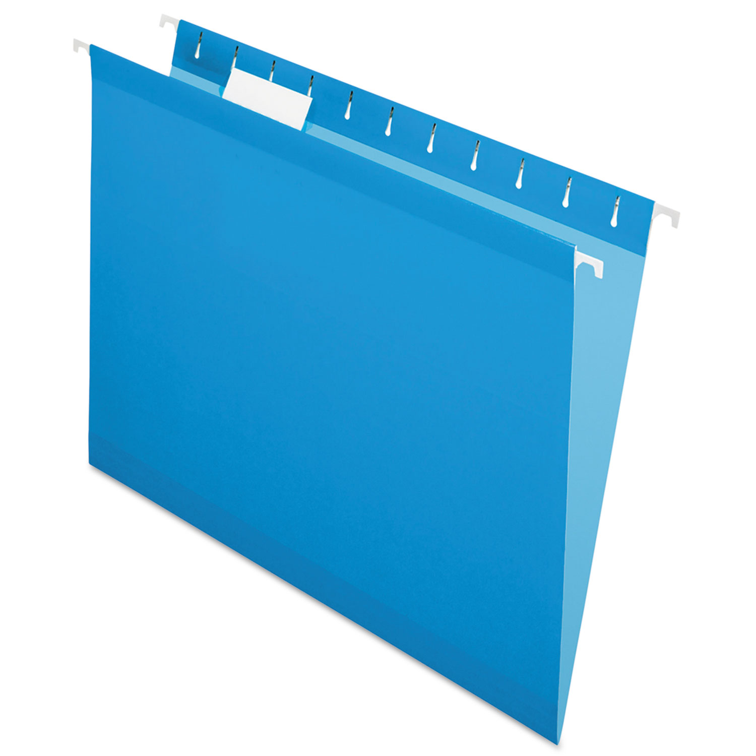  Pendaflex 04152 1/5 BLU Colored Reinforced Hanging Folders, Letter Size, 1/5-Cut Tab, Blue, 25/Box (PFX415215BLU) 