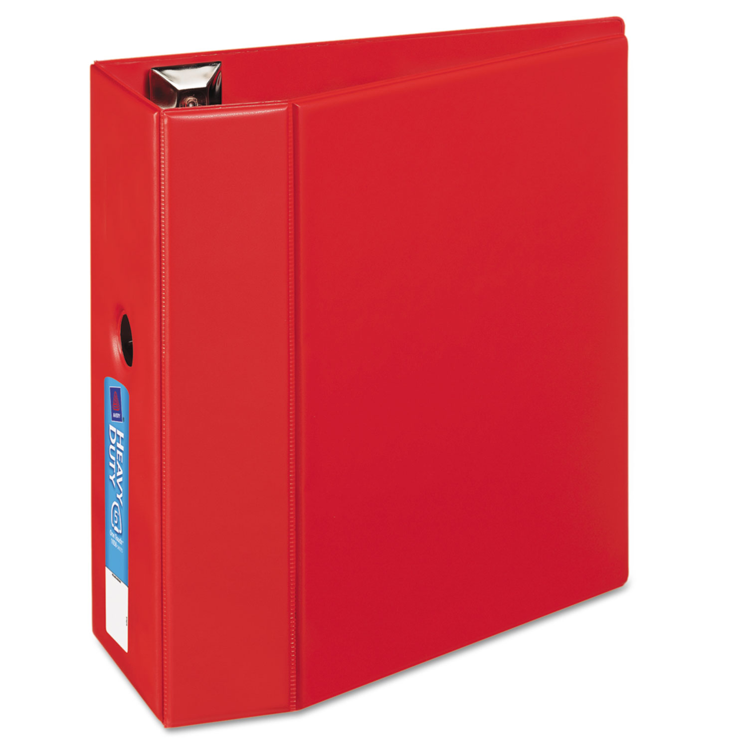  Avery 79586 Heavy-Duty Non-View Binder with DuraHinge and Locking One Touch EZD Rings, 3 Rings, 5 Capacity, 11 x 8.5, Red (AVE79586) 