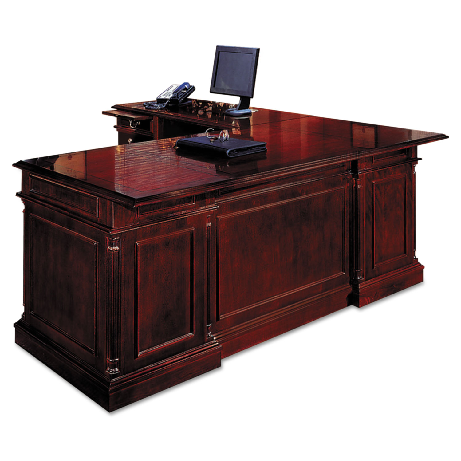  DMi Furniture 40079900580 Keswick Collection Right Pedestal Desk, 72w x 36d x 30h, Cherry (DMI7990580) 
