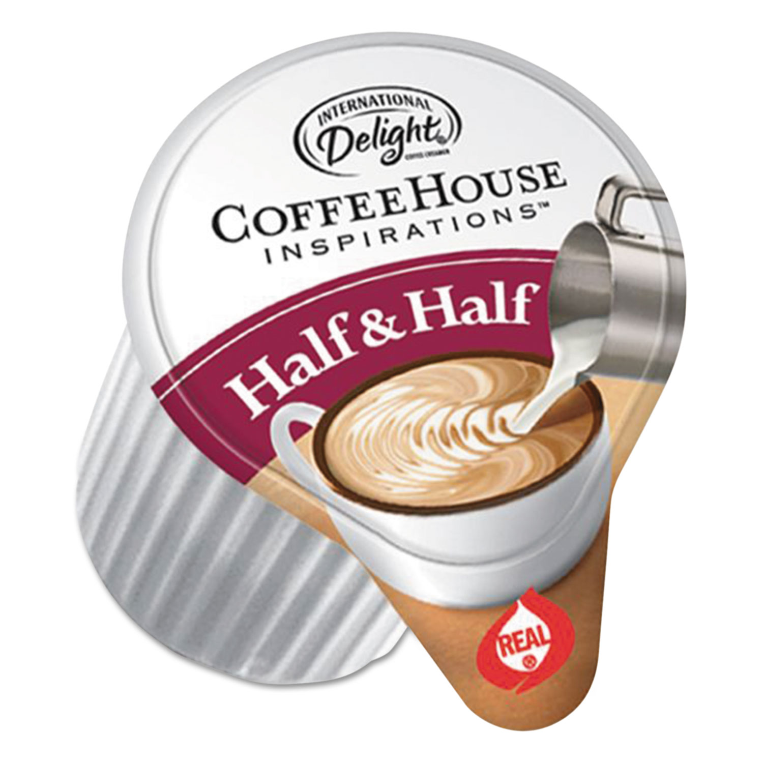  International Delight UPC102042 Coffee House Inspirations Half & Half,  0.38 oz, 180/Carton (ITD102042) 