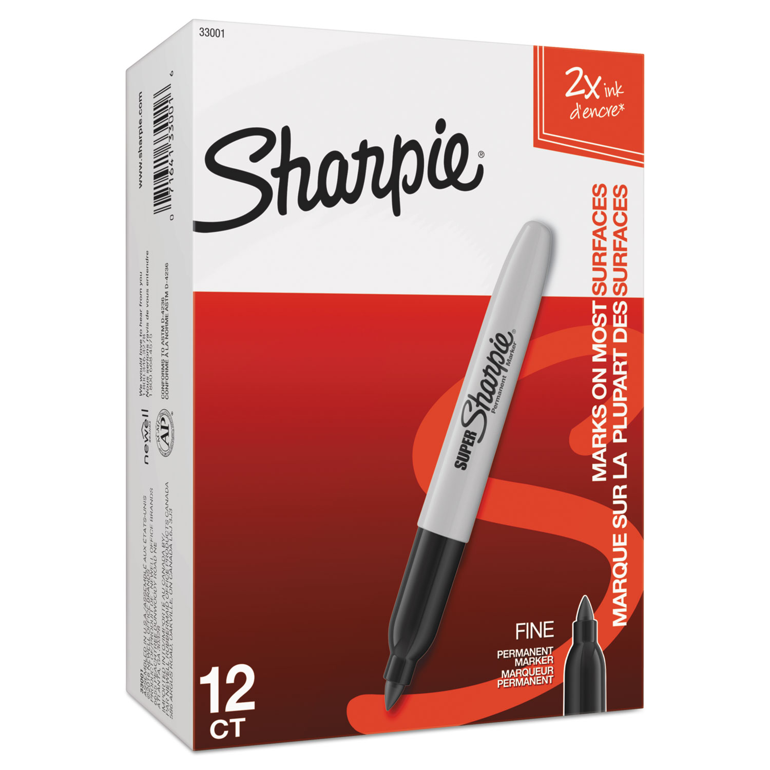 Sharpie Fine Tip Permanent Marker - SAN30072 