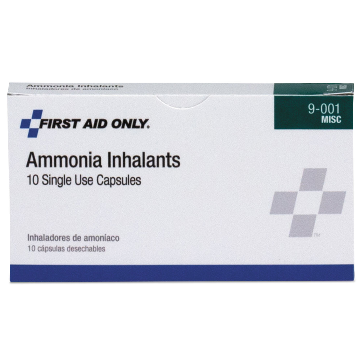  First Aid Only 9-001-001 Refill for SmartCompliance General Business Cabinet, Ammonia Inhalants, 10/Box (FAO9001) 