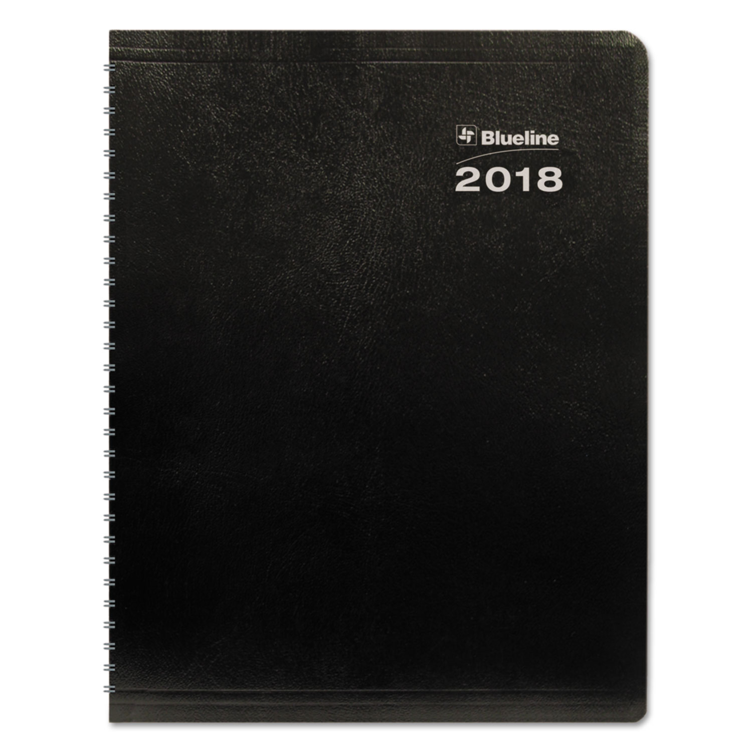 DuraGlobe Weekly Planner, 15-min Appointments, 11 x 8 1/2, Black, 2018