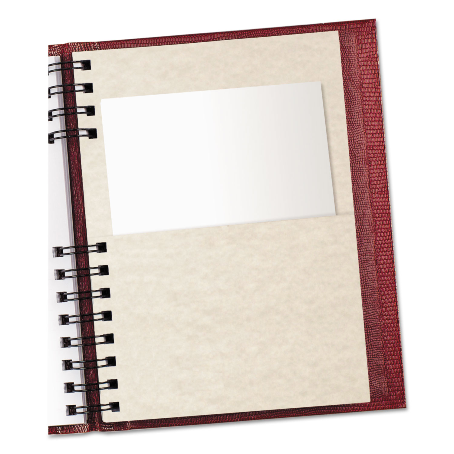 CoilPro Daily Planner, Ruled 1 Day/Page, 8 1/4 x 5 3/4, Red, 2018