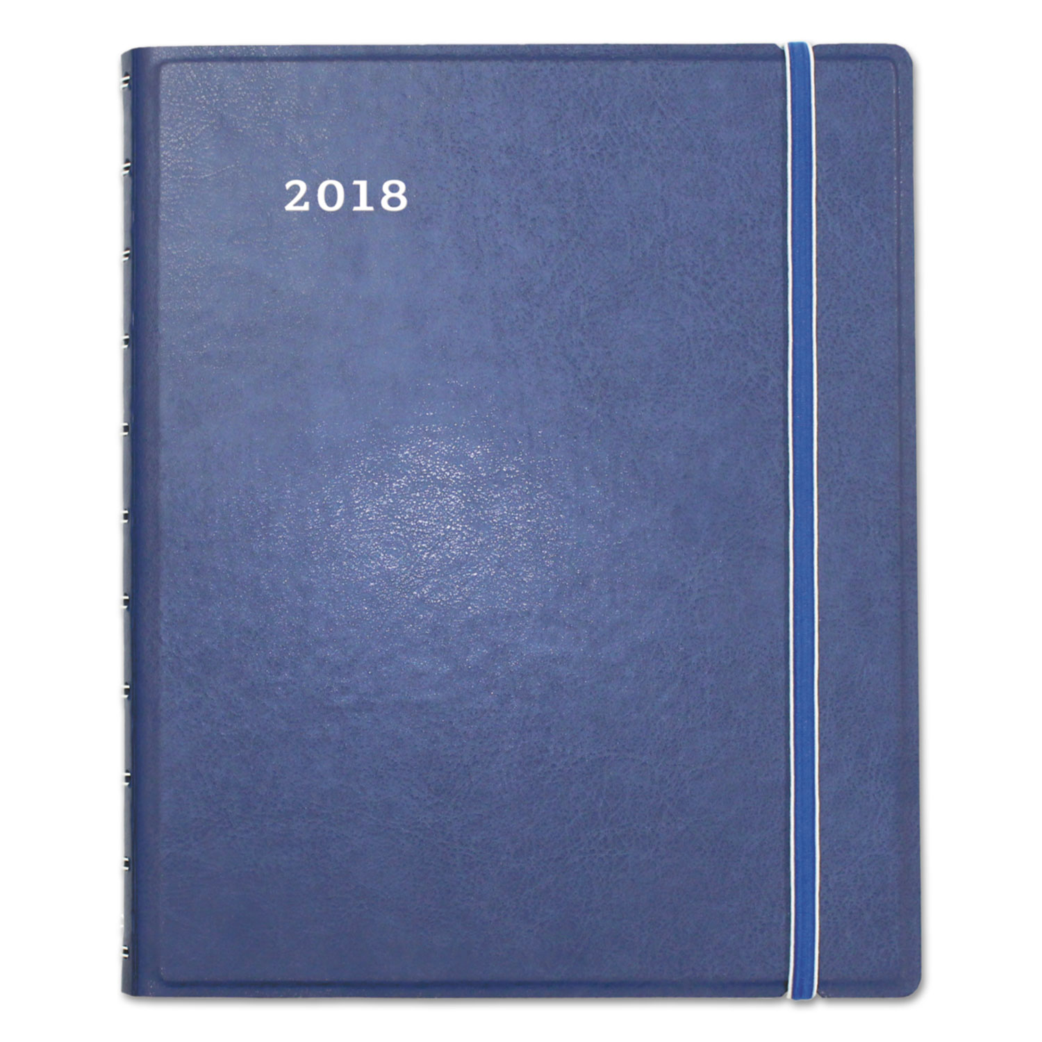 Monthly Planner, 10 3/4 x 8 1/2, Blue, 2017-2018