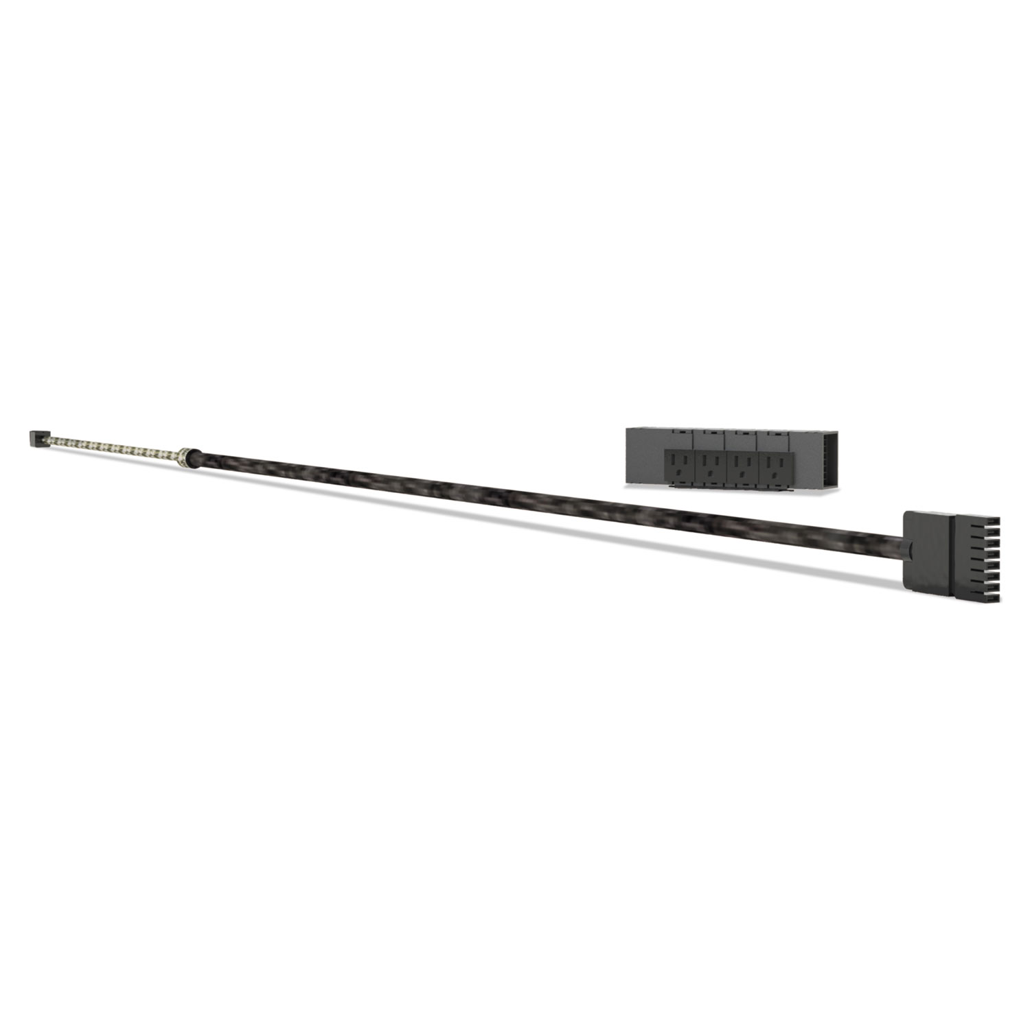  Safco EZEKSBP1 e5 Series Single-Circuit Plug-In Power Kit for 30 Technology Beltway, Black (MLNEZEKSBP1) 