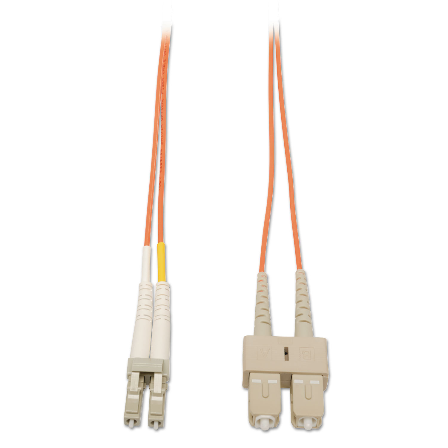 N316-02M 2M 6ft Duplex MMF 62.5/125 Patch Cable LC/SC, 6