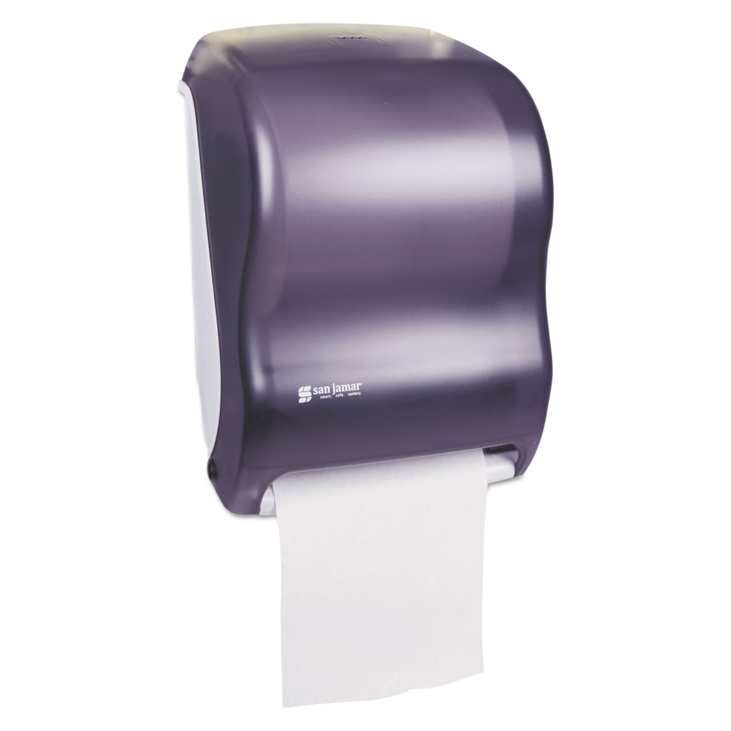  San Jamar T1300TBK Electronic Touchless Roll Towel Dispenser, 11 3/4 x 9 x 15 1/2, Black (SJMT1300TBK) 