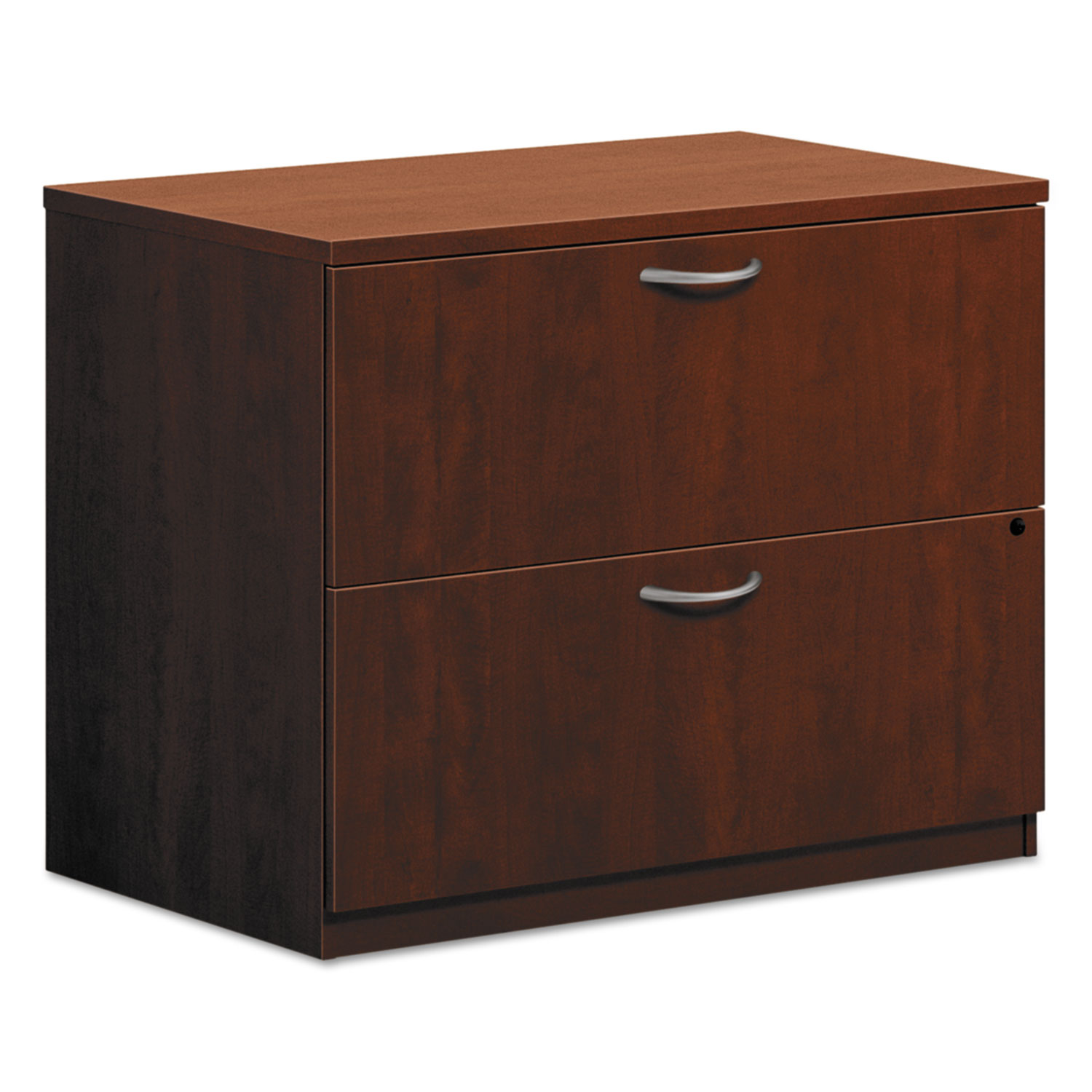 BL Laminate Two Drawer Lateral File, 35 1/2w x 22d x 29h, Medium Cherry