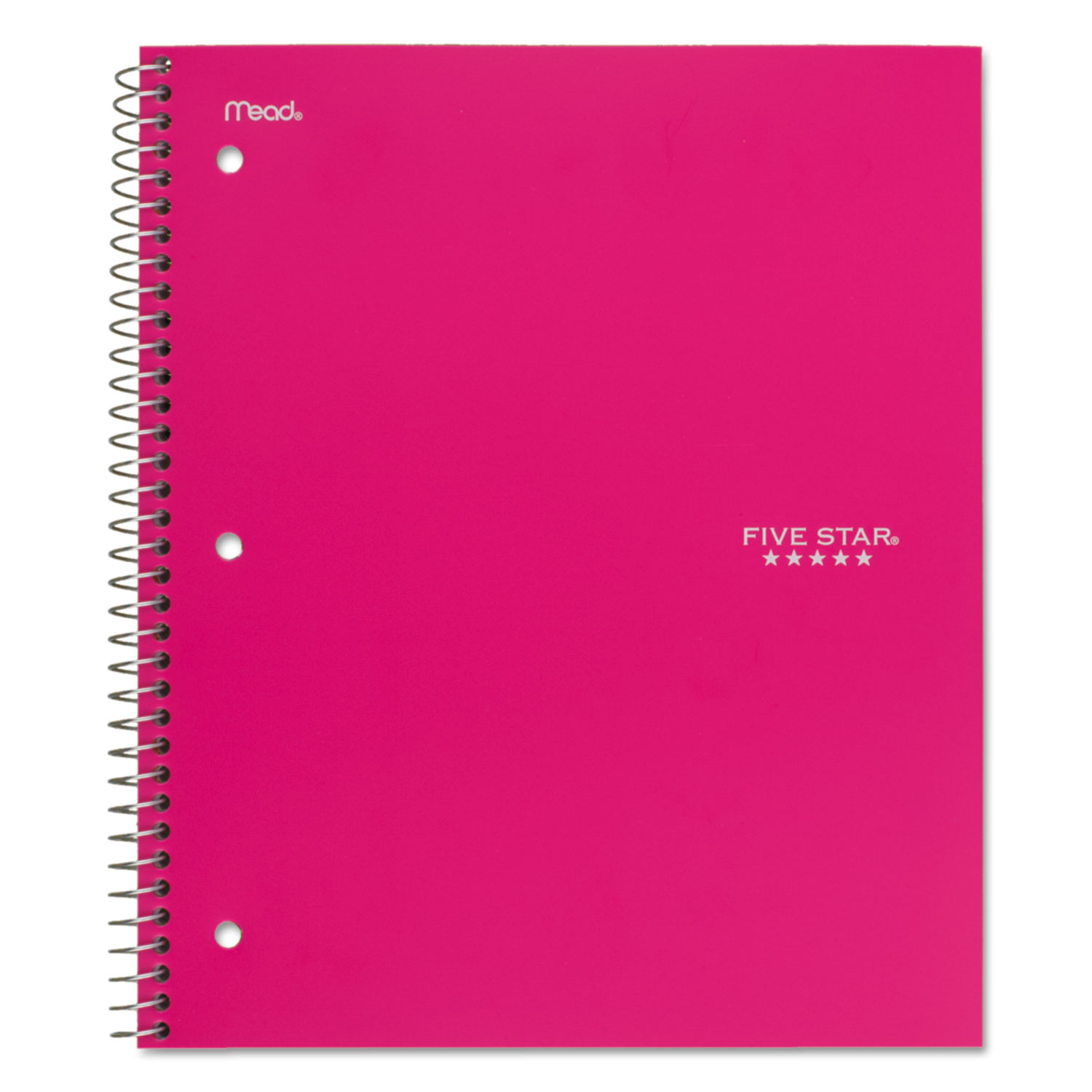  Five Star 06044 Trend Wirebound Notebook, 1 Subject, Medium/College Rule, Assorted Color Covers, 11 x 8.5, 100 Sheets (MEA06044) 