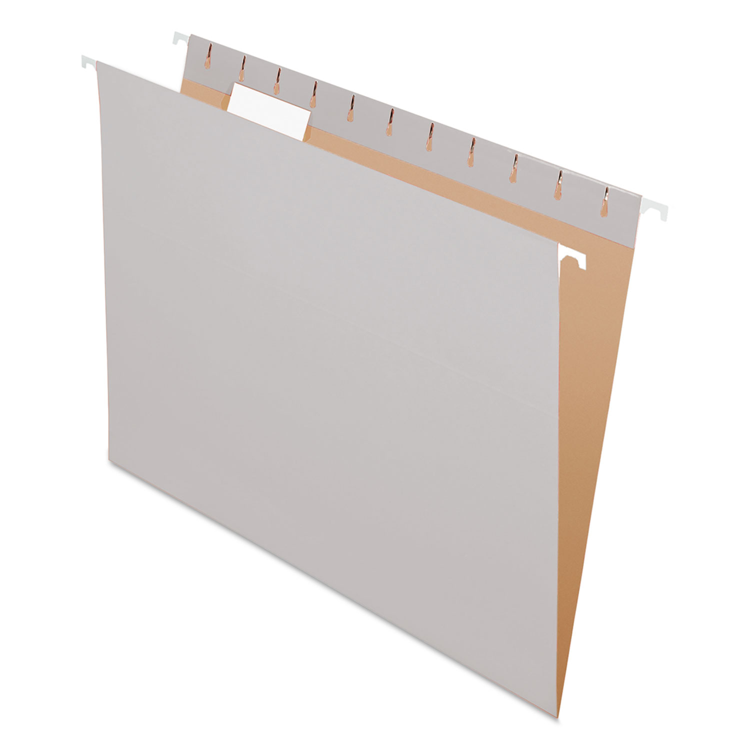  Pendaflex 81604 Colored Hanging Folders, Letter Size, 1/5-Cut Tab, Gray, 25/Box (PFX81604) 