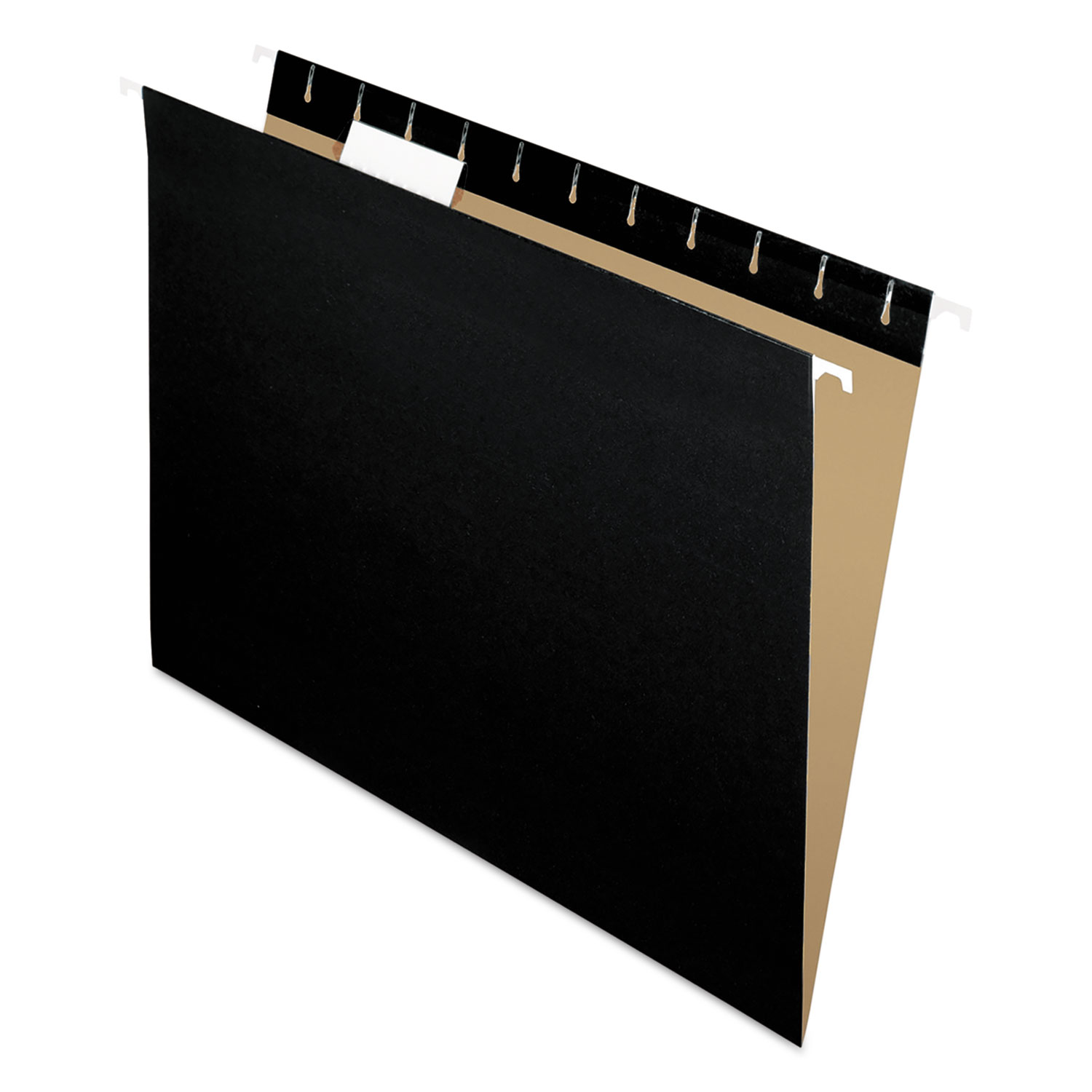  Pendaflex 81605 Colored Hanging Folders, Letter Size, 1/5-Cut Tab, Black, 25/Box (PFX81605) 