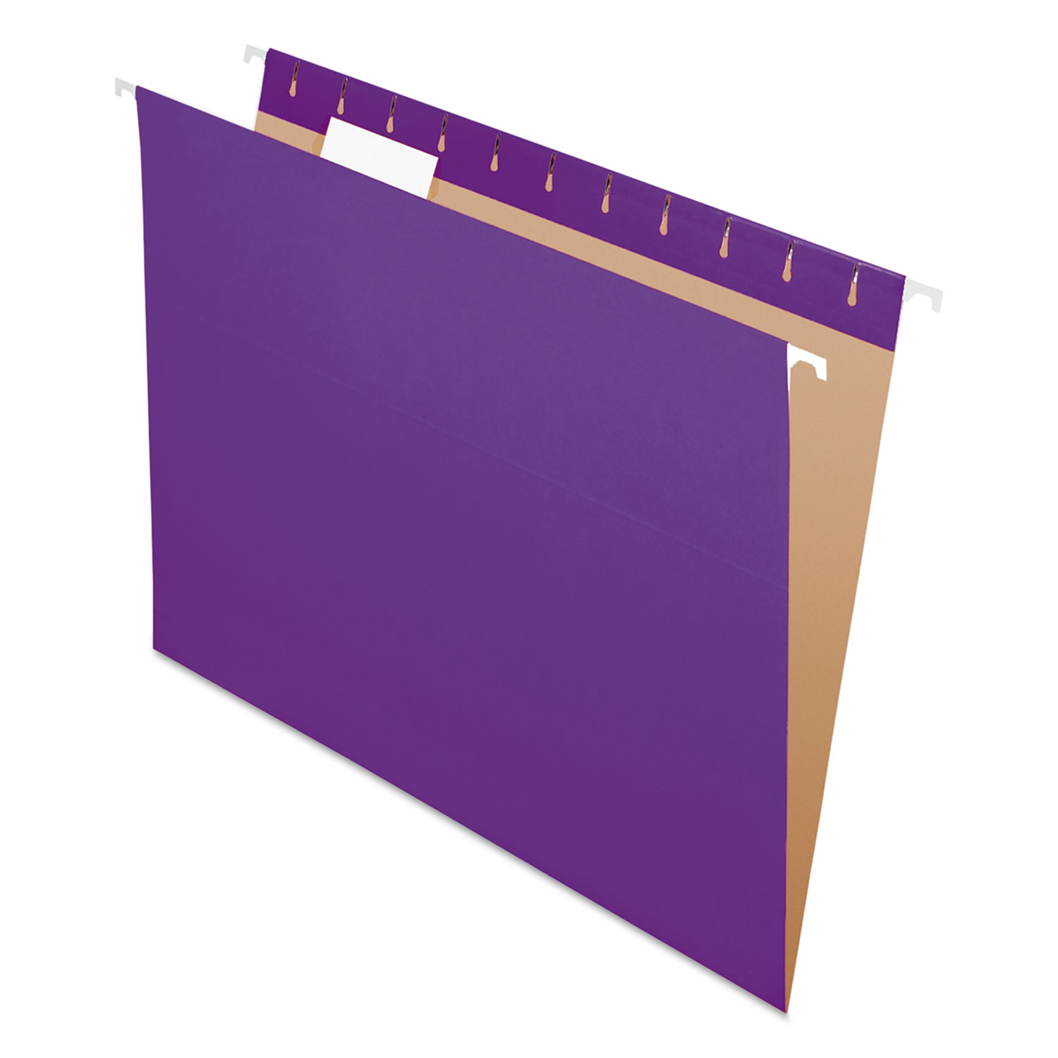  Pendaflex 81611 Colored Hanging Folders, Letter Size, 1/5-Cut Tab, Violet, 25/Box (PFX81611) 