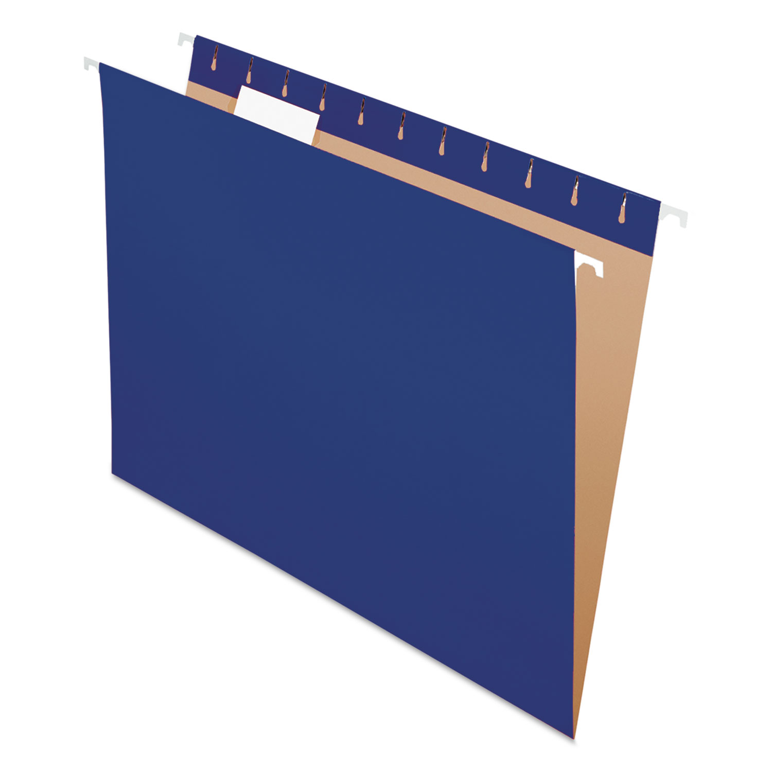  Pendaflex 81615EE Colored Hanging Folders, Letter Size, 1/5-Cut Tab, Navy, 25/Box (PFX81615) 