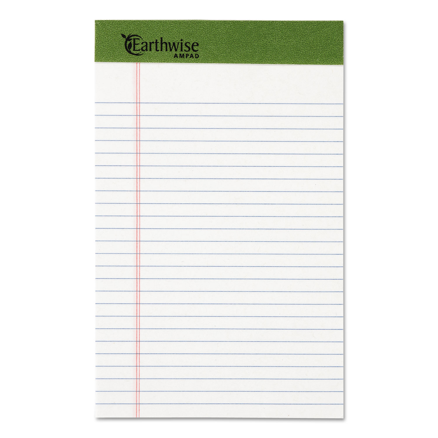  Ampad 20-152R Earthwise by Oxford Writing Pad, Narrow Rule, 5 x 8, White, 50 Sheets, Dozen (TOP20152) 