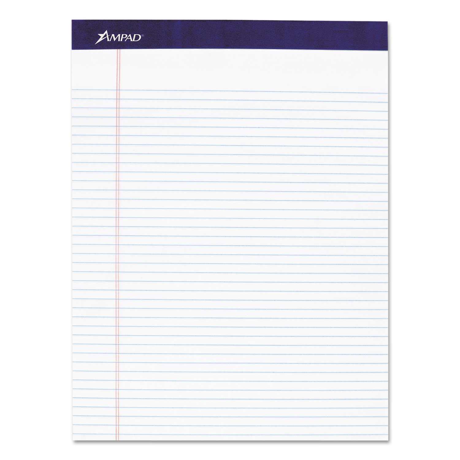 Ampad 20-315 Legal Ruled Pads, Narrow Rule, 8.5 x 11.75, White, 50 Sheets, 4/Pack (TOP20315) 