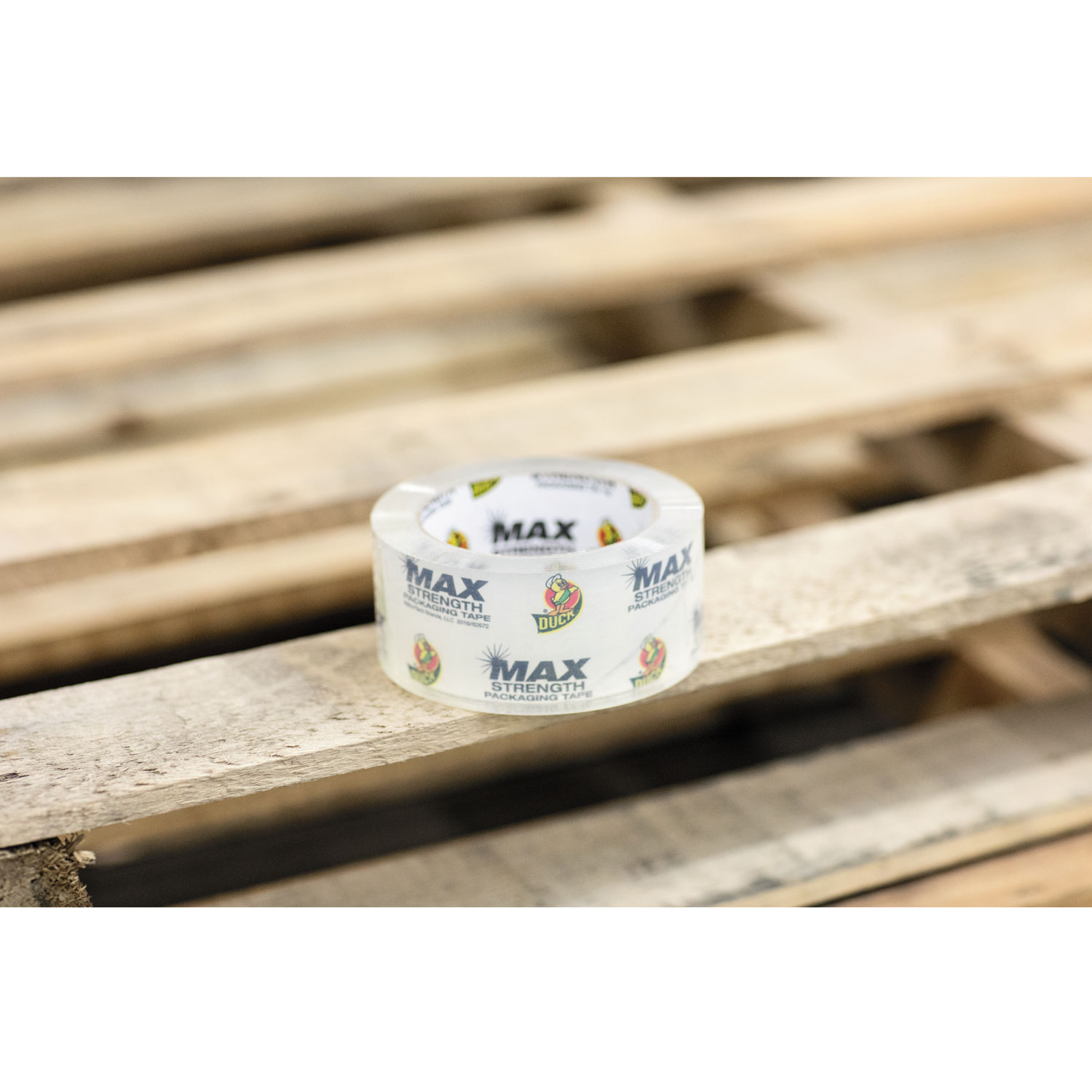 MAX Packaging Tape, 1.88 x 54.6 yds, 3 Core, Crystal Clear, 6/Pack