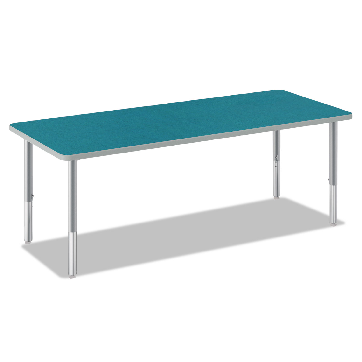 Build Tables Rectangle Top, Rectangle, 60w x 24d, Blue Agave