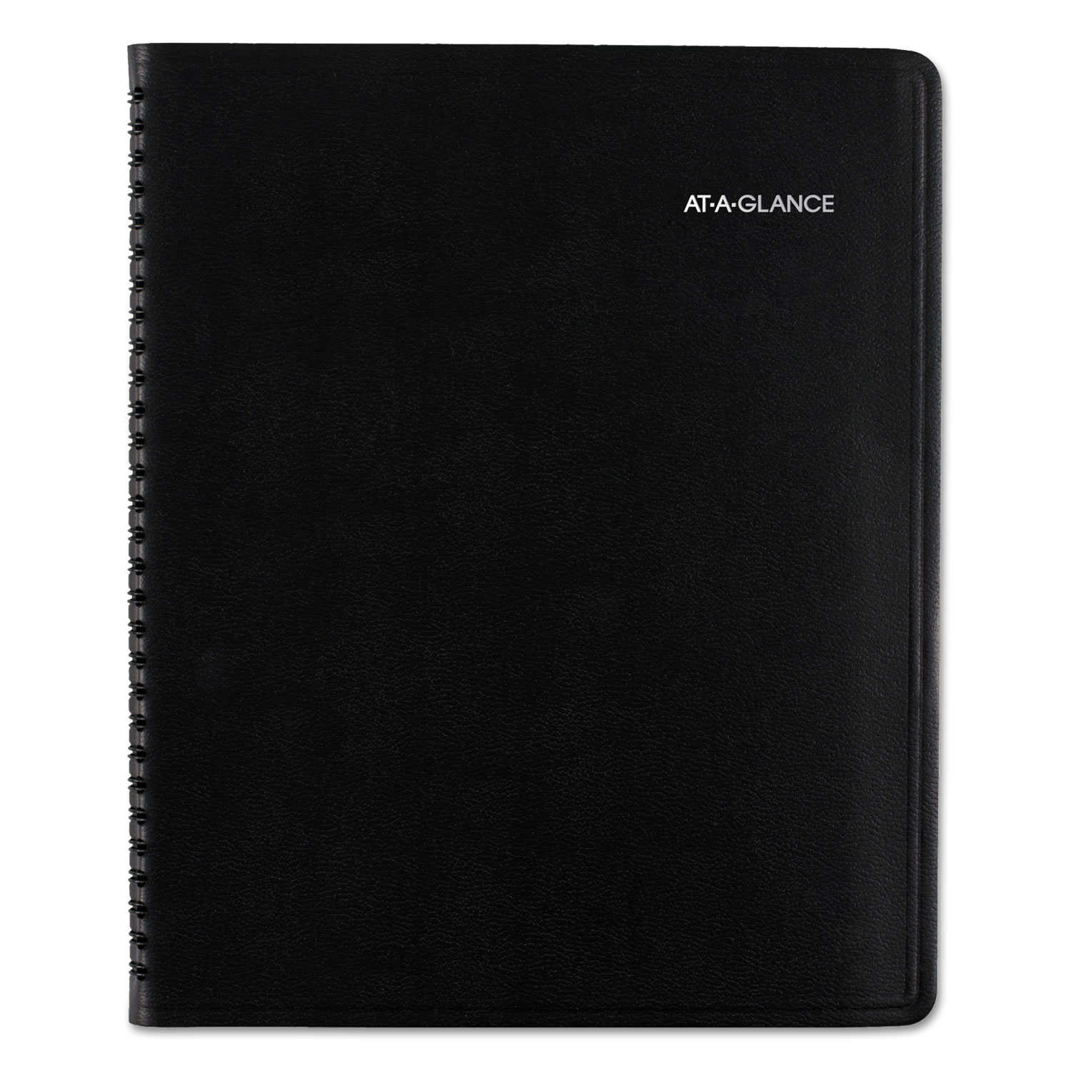 QuickNotes Weekly/Monthly Planner, 8 x 9 7/8, Black, 2017-2018