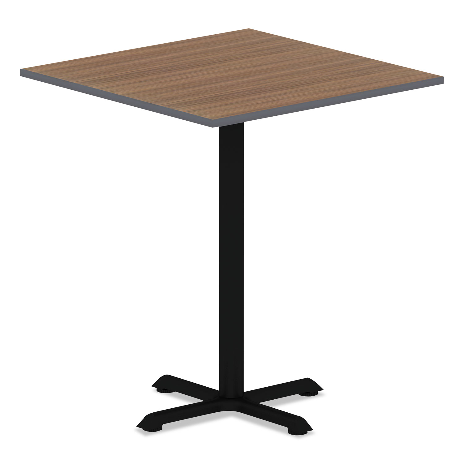 Reversible Laminate Table Top, Square, 35 1/2 x 35 1/2, Espresso/Walnut