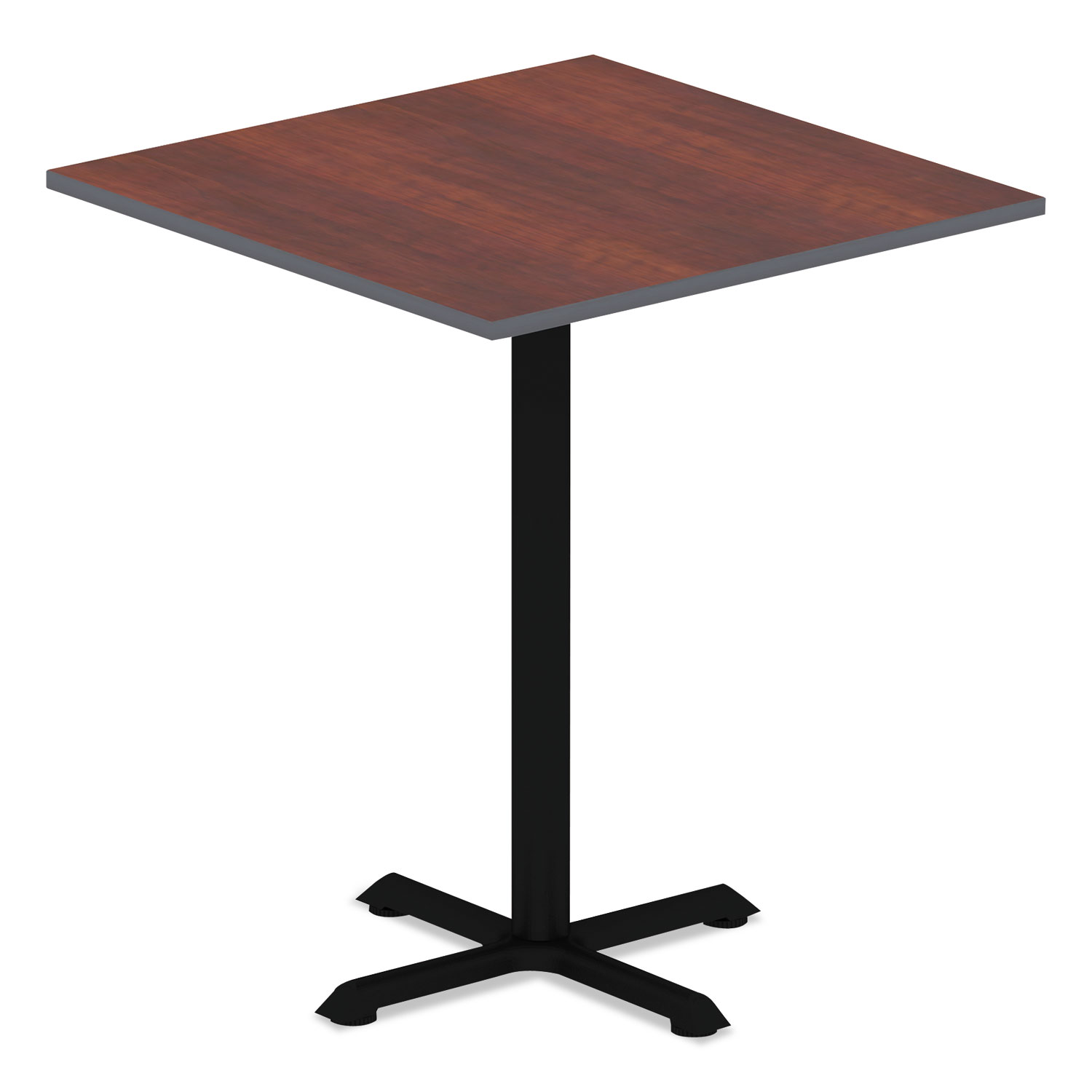 Reversible Laminate Table Top, Square, 35 1/2 x 35 1/2, Medium Cherry/Mahogany