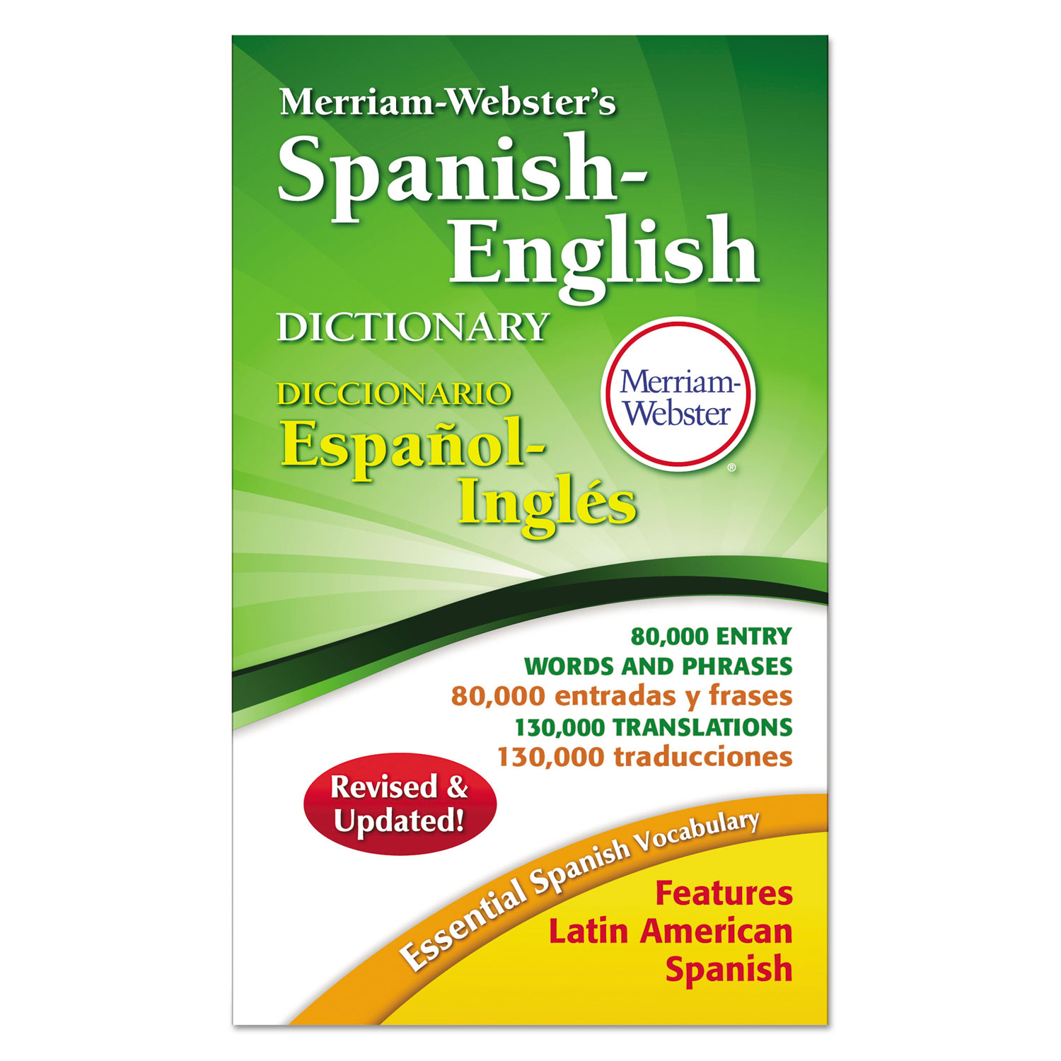  Merriam Webster MER824 Merriam-Webster’s Spanish-English Dictionary, 928 Pages (MER824) 