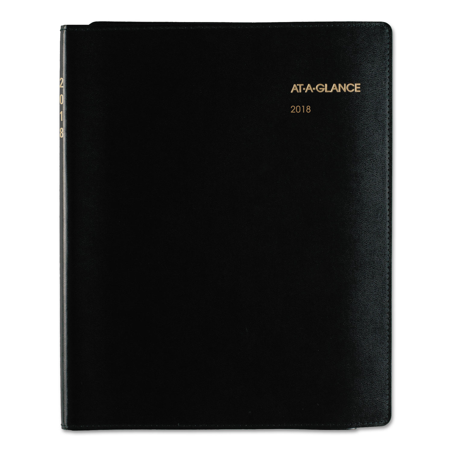 Plus Weekly Appointment Book, 8 1/4 x 10 7/8, Black, 2018-2019
