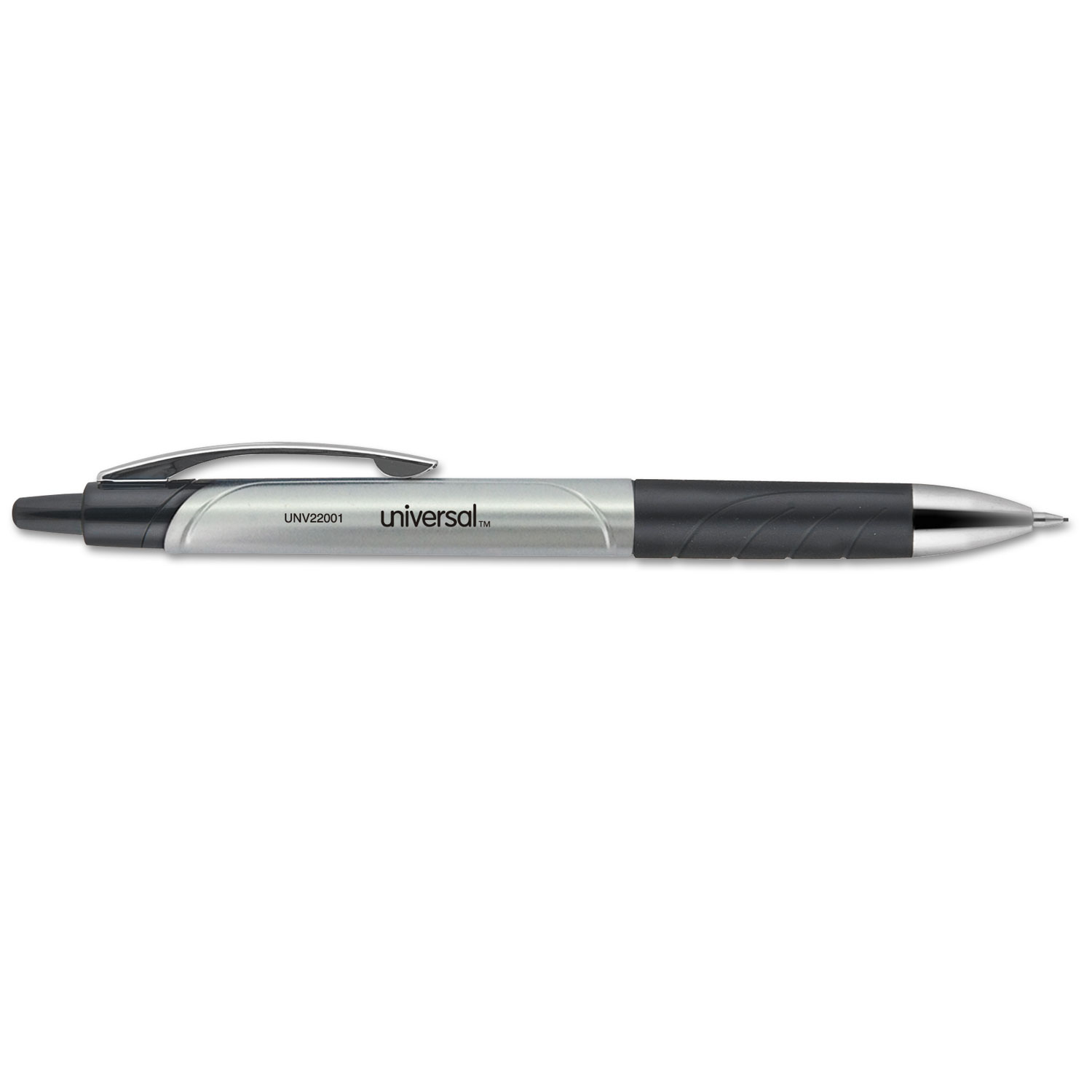 Comfort Grip Mechanical Pencil, .5mm,Black, Dozen