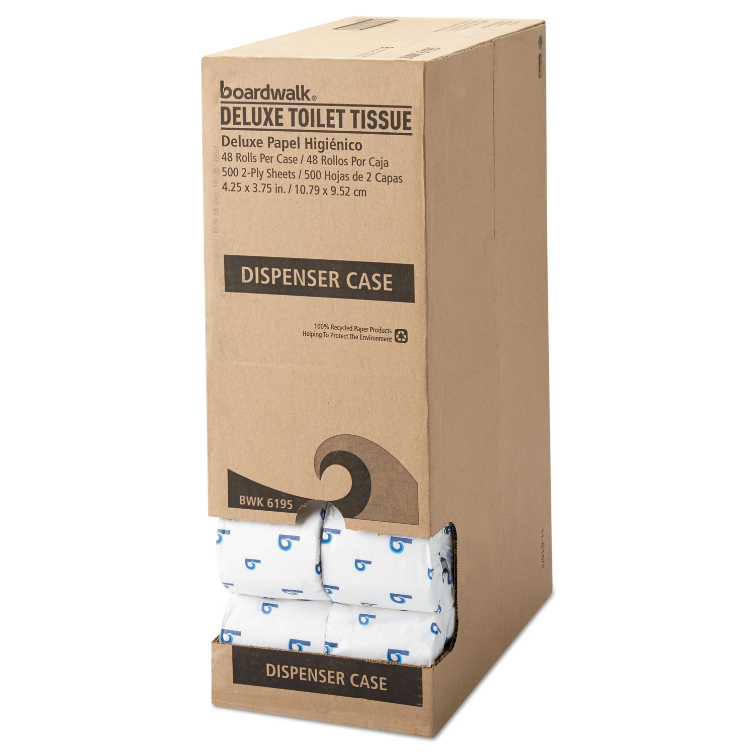 Office Packs Standard Bathroom Tissue, 2-Ply, White, 500 Sheets/RL, 48 Rolls/CT