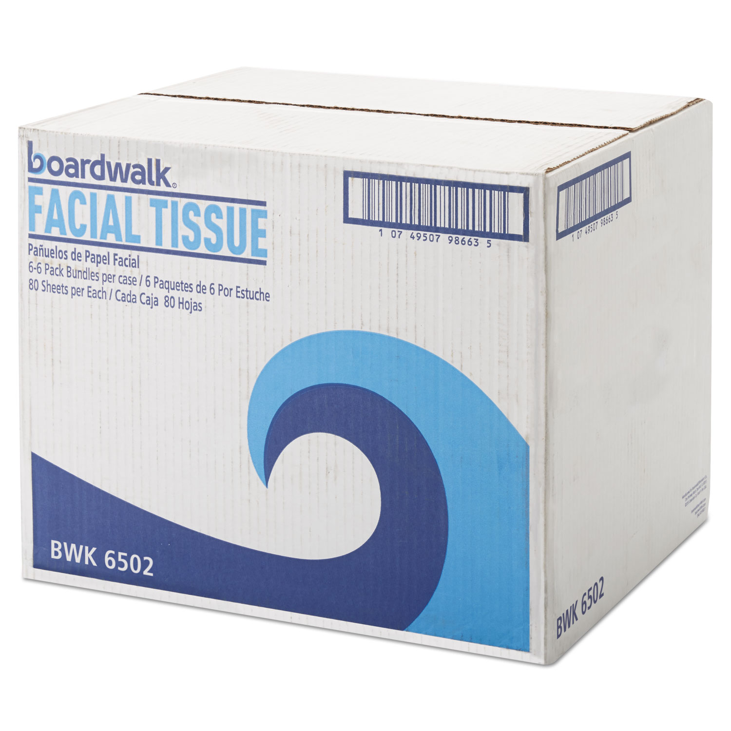Office Packs Facial Tissue, 2-Ply, White, 80 Sheets/Box, 36 Boxes/Carton