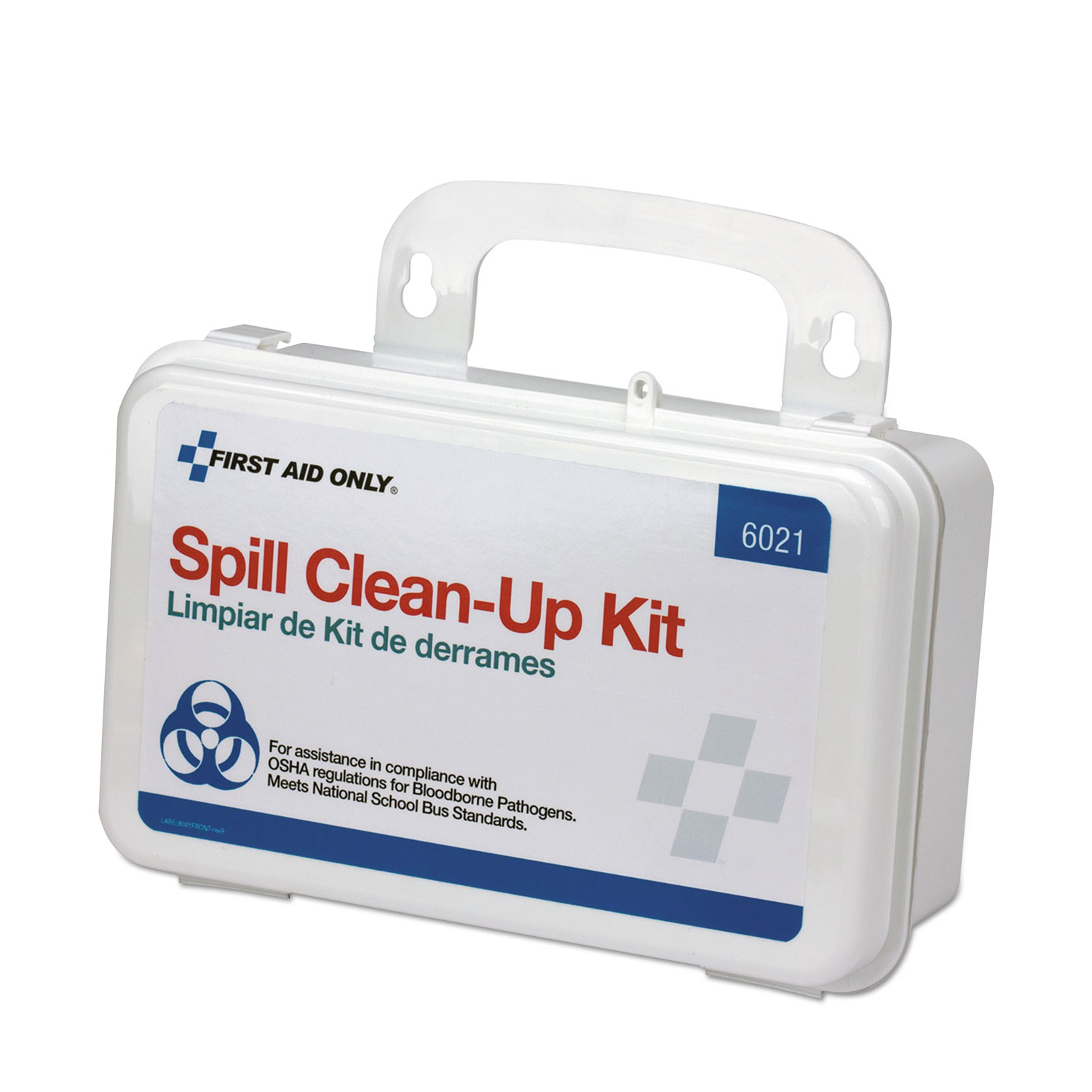 BBP Spill Cleanup Kit, 7 1/2 x 4 1/2 x 2 3/4, White