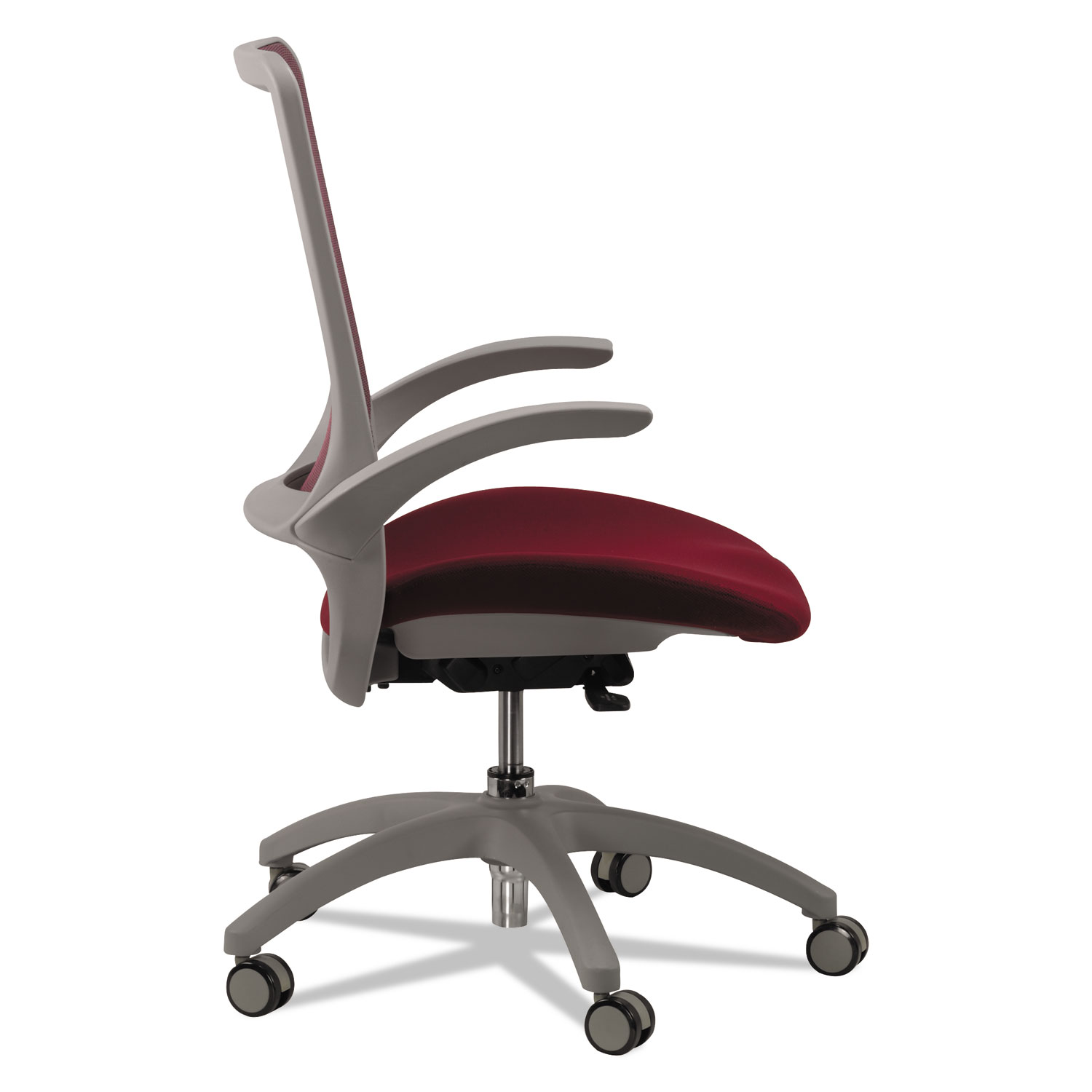 Hawk Mesh-Back Chair, Burgundy/Black