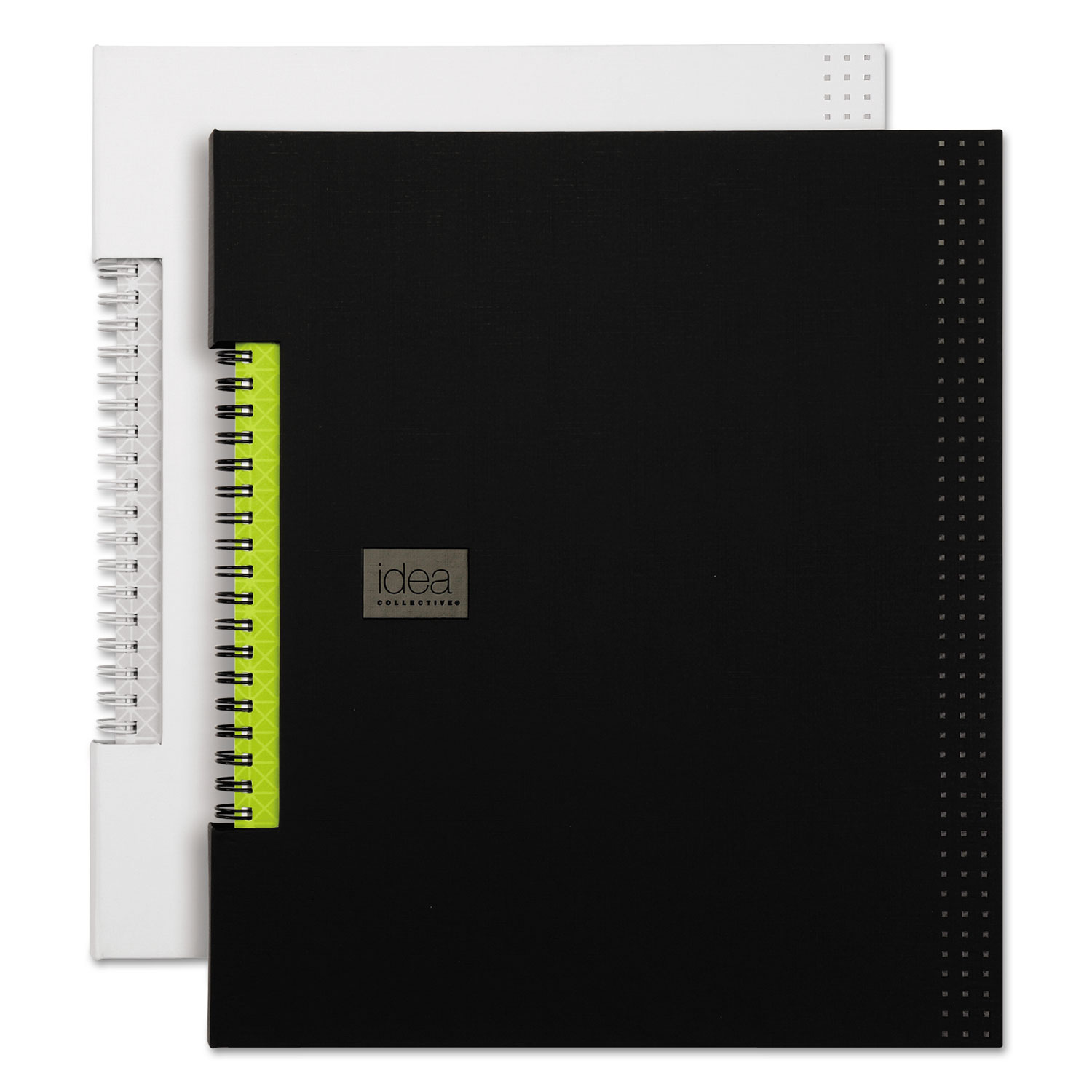 Idea Collective Professional Wirebound Hardcover Notebook, 11 x 8 1/2, Black