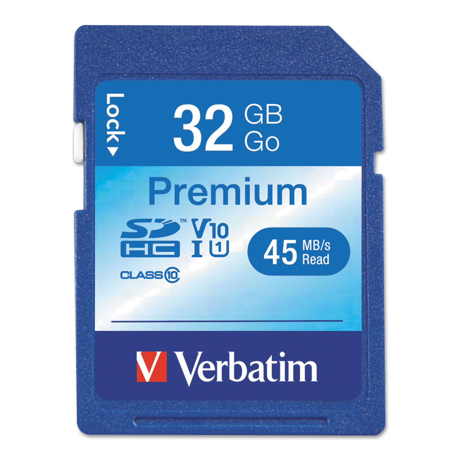 Premium SDHC Memory Card, Class 10, 32GB
