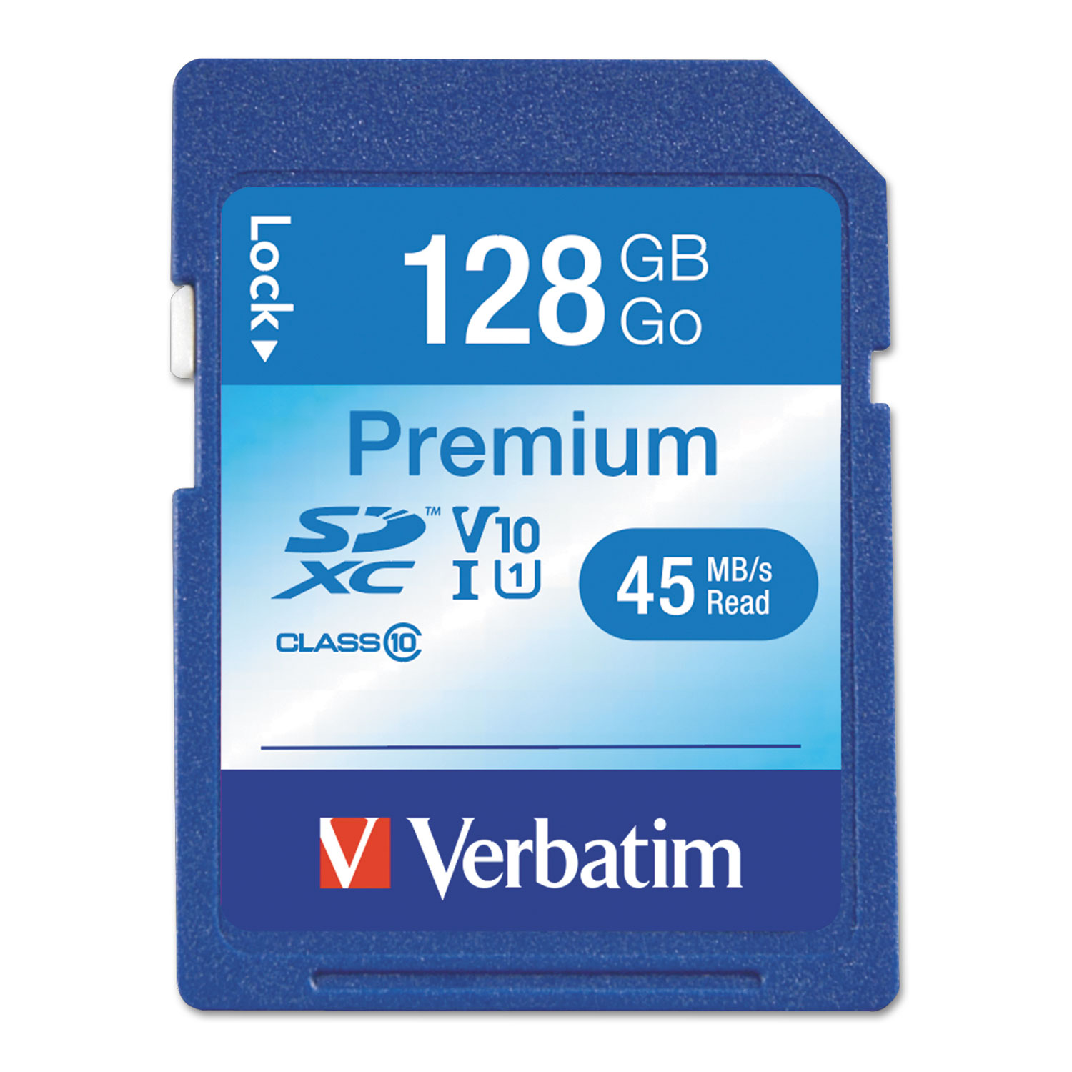 Premium SDXC Card UHS-1, Class 10, 128GB