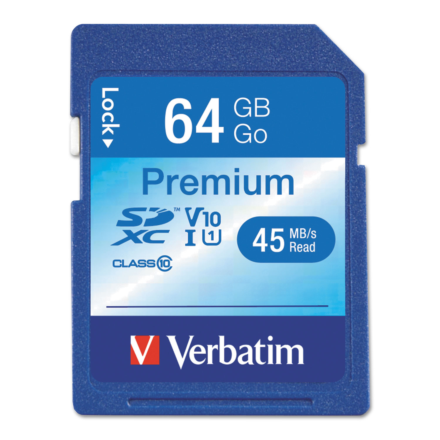 Premium SDXC Card UHS-1, Class 10, 64GB
