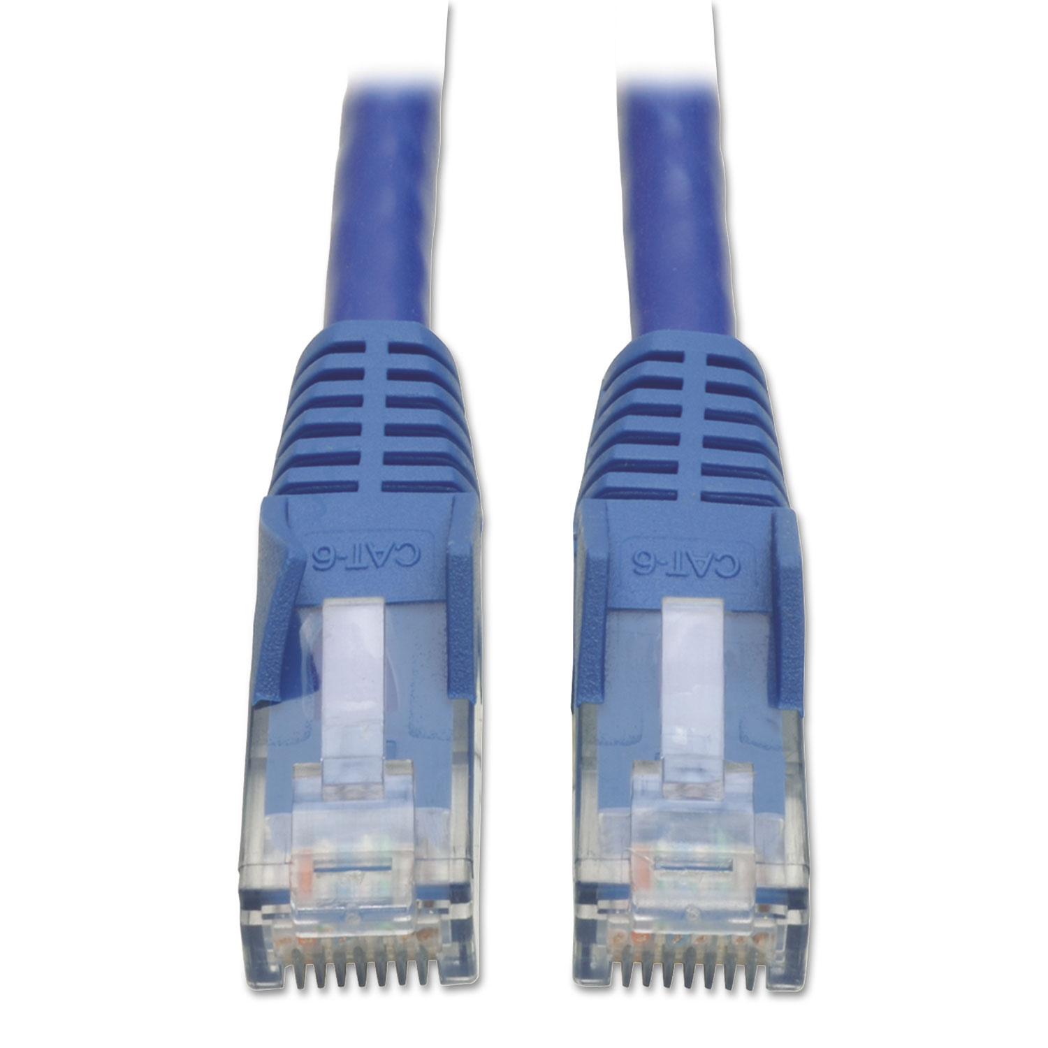  Tripp Lite N201-001-BL Cat6 Gigabit Snagless Molded Patch Cable, RJ45 (M/M), 1 ft., Blue (TRPN201001BL) 