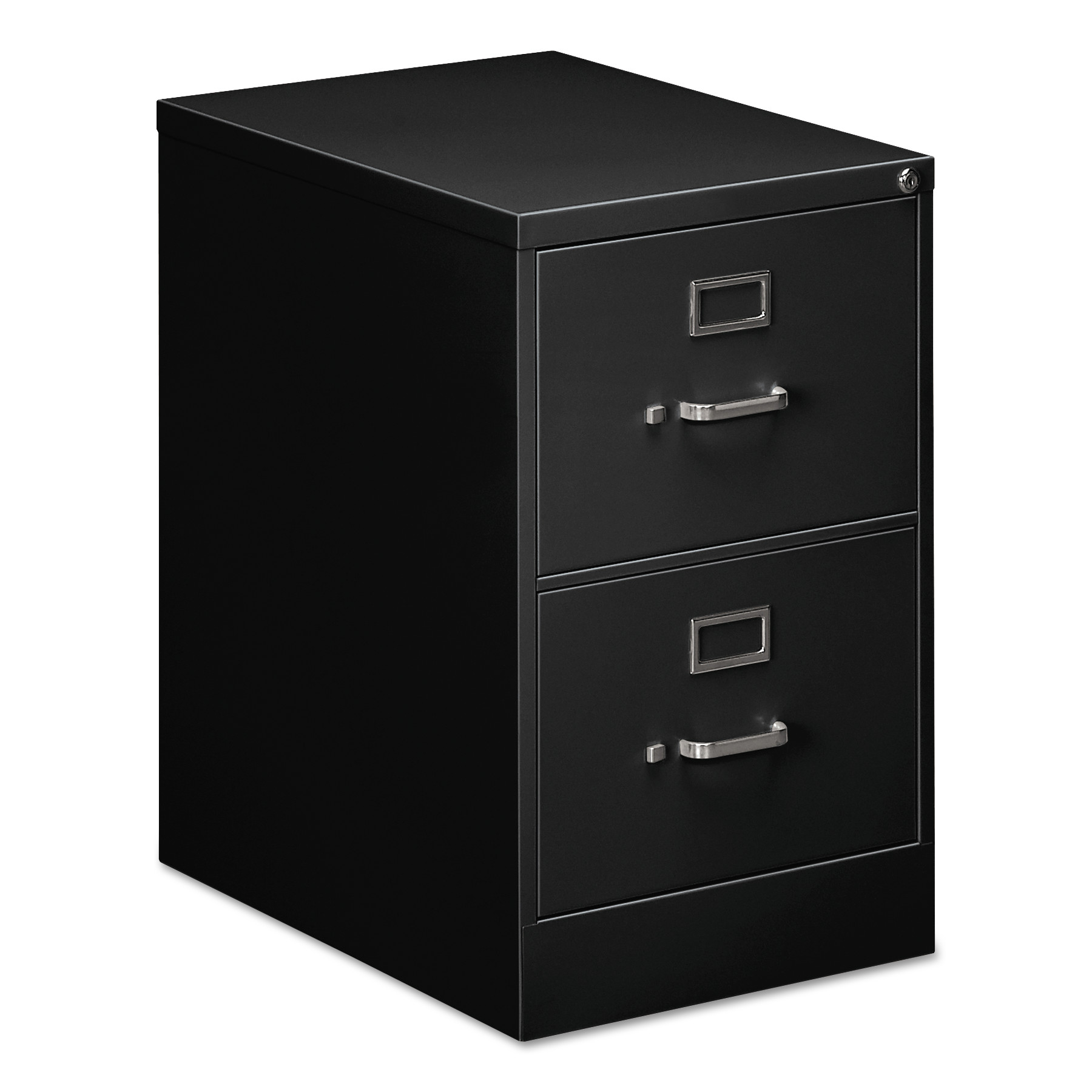Two-Drawer Economy Vertical File Cabinet, Legal, 18 1/4w x 25d x 29h, Black