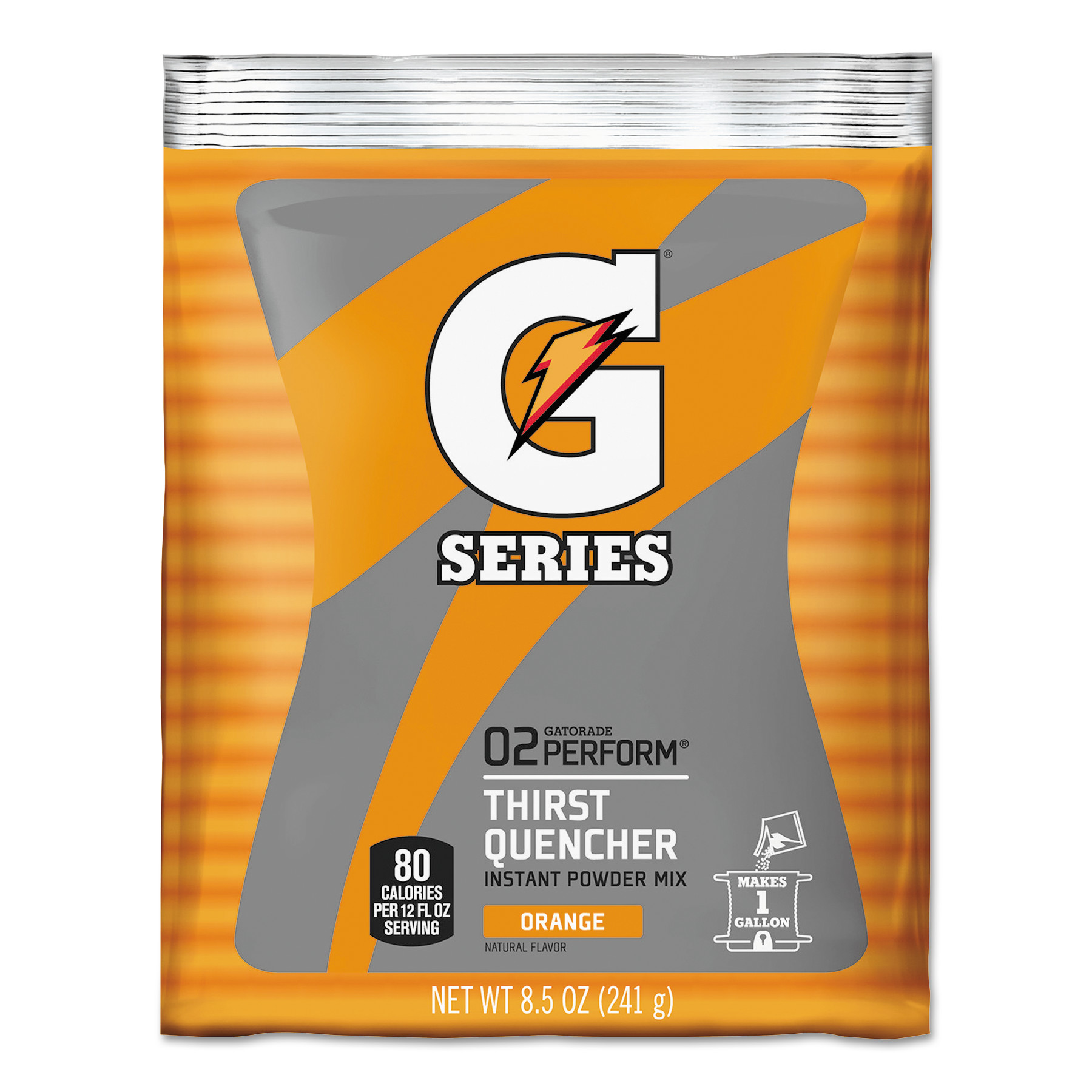  Gatorade 03957 Original Powdered Drink Mix, Orange, 8.5oz Packets, 40/Carton (GTD03957) 