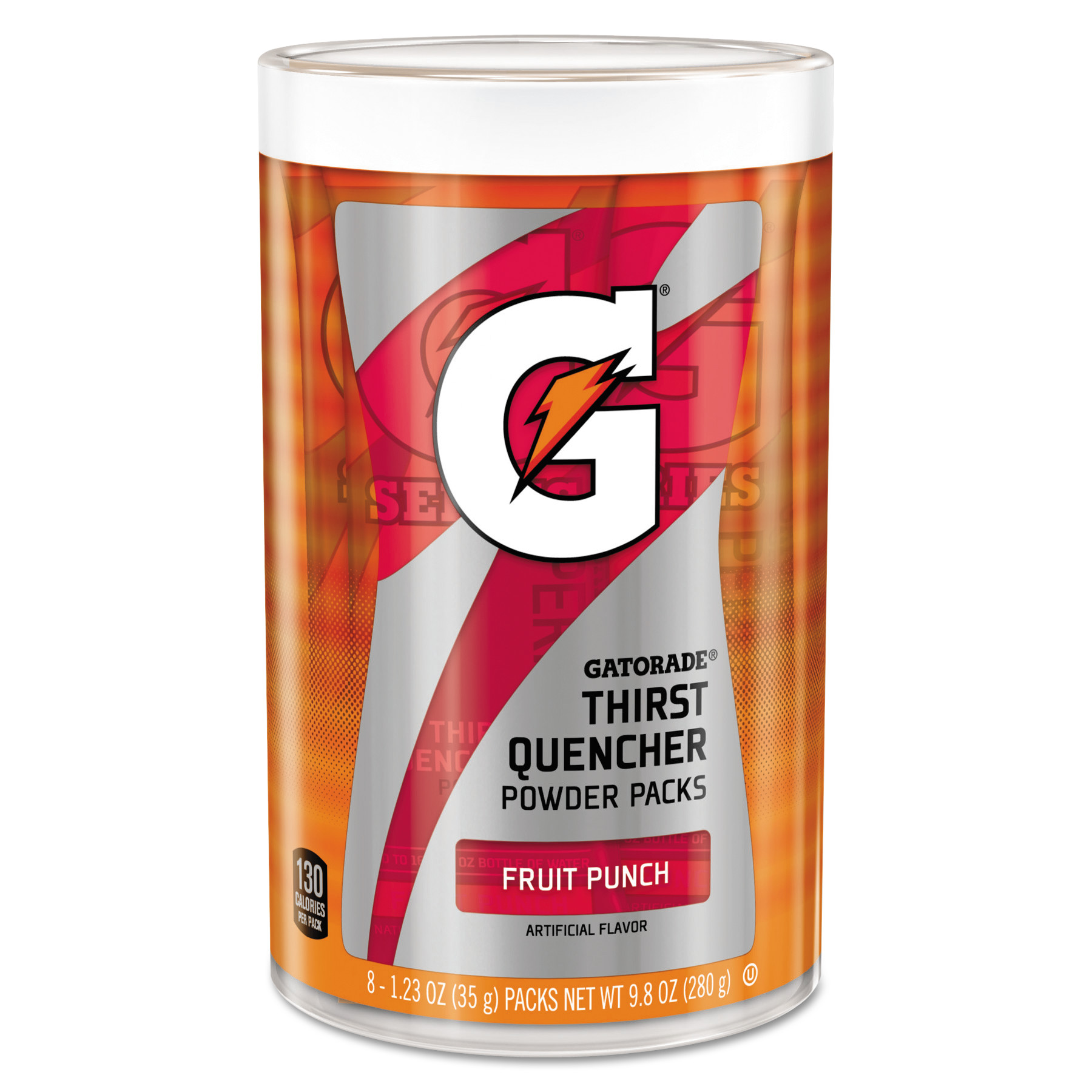  Gatorade 13166 Thirst Quencher Powder Drink Mix, Fruit Punch, 1.34oz Stick, 64/Carton (GTD13166) 