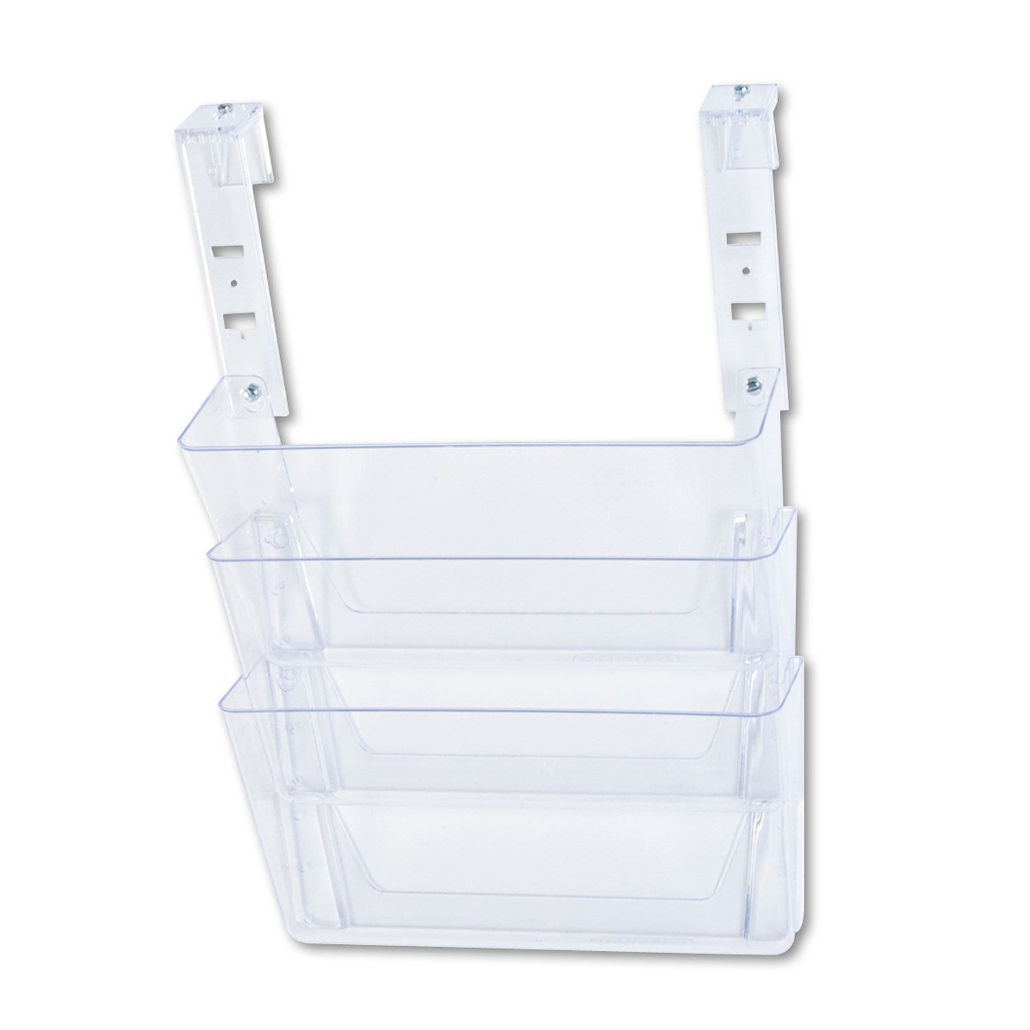  deflecto 73501RT DocuPocket Three-Pocket File Set for Partition Walls, Letter, 13 x 7 x 4, Clear (DEF73501RT) 