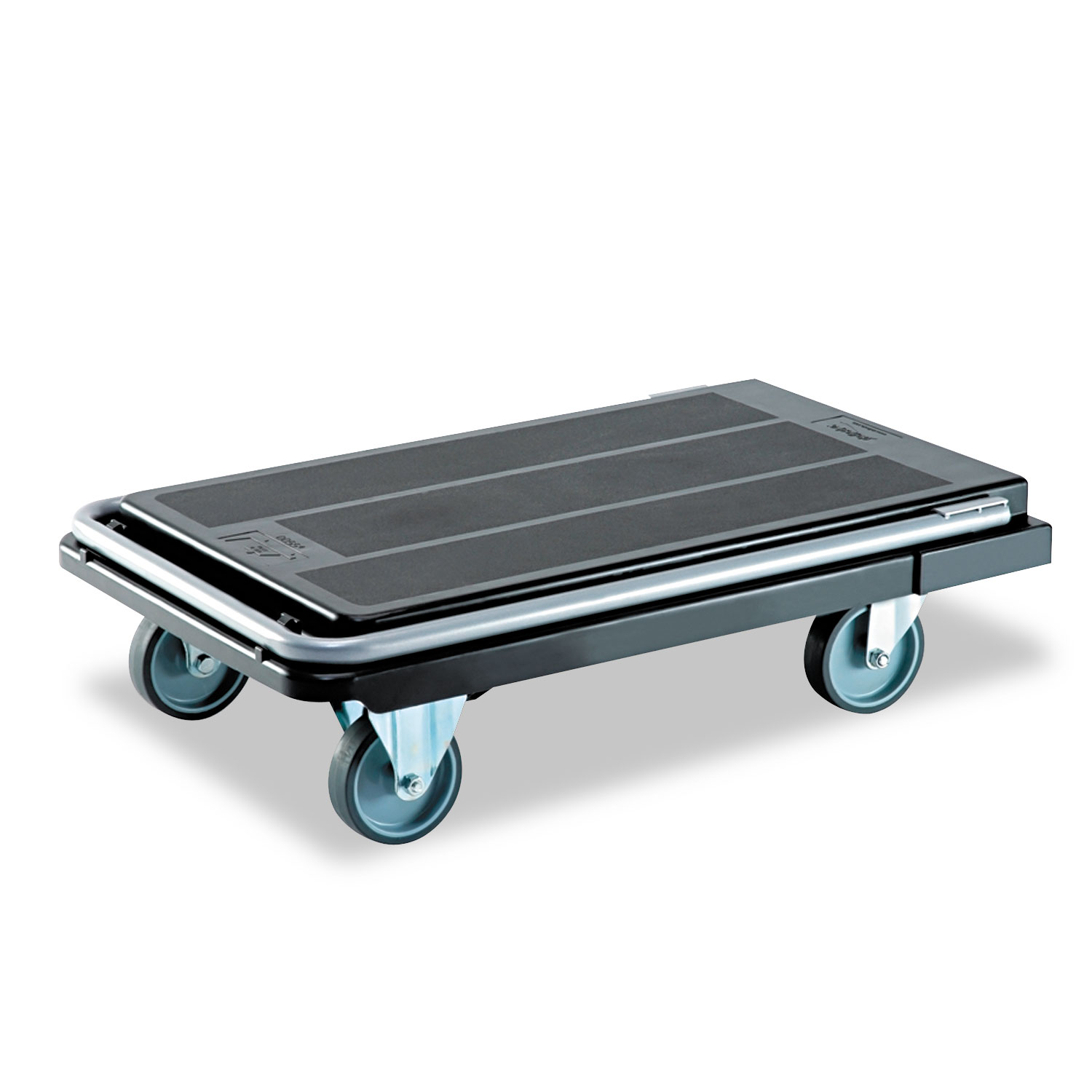 Heavy-Duty Platform Cart, 500lb Capacity, 21w x 32 1/2d x 37 1/2h, Black