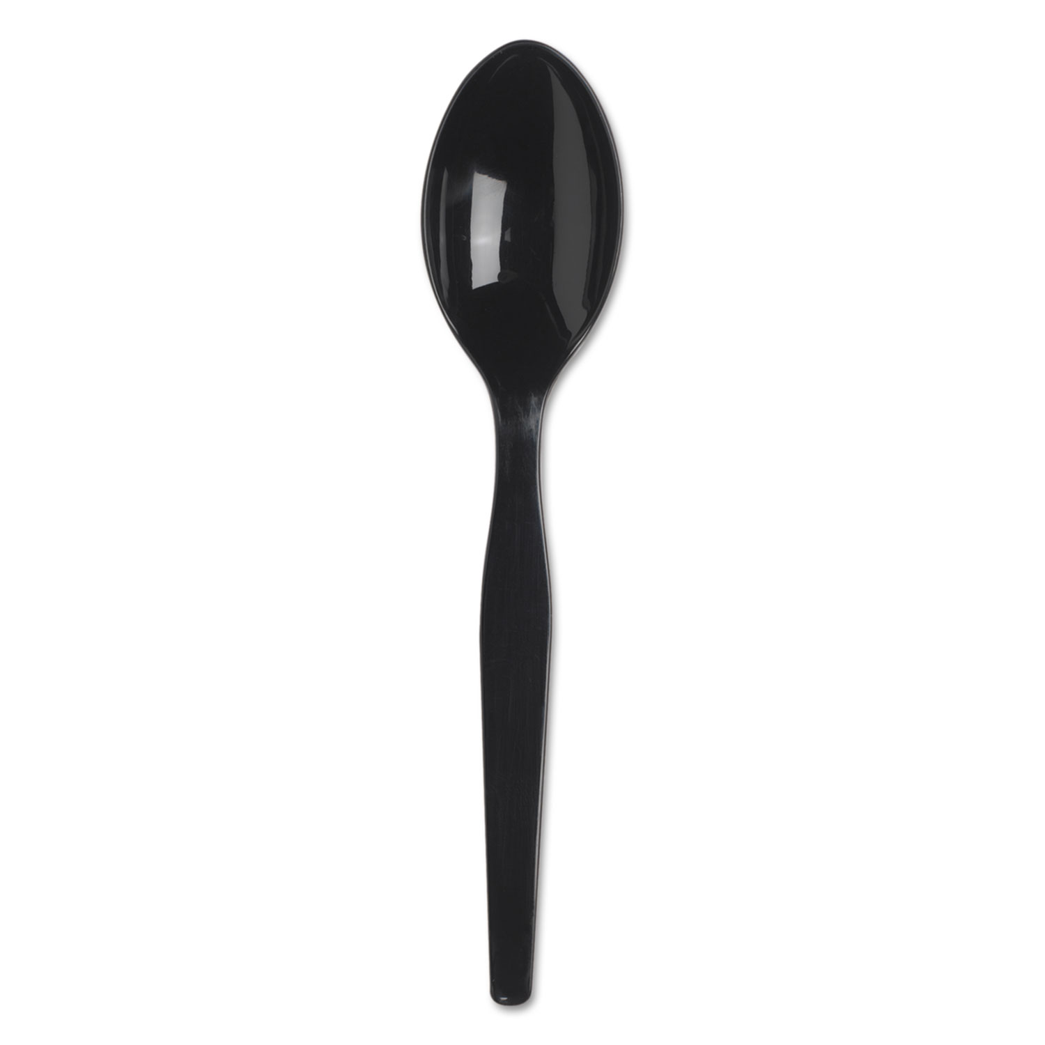  Dixie SSPSH51 SmartStock Plastic Cutlery Refill, Spoons, 6, Black, 40 Pack, 24 Packs/Carton (DXESSPSH51) 