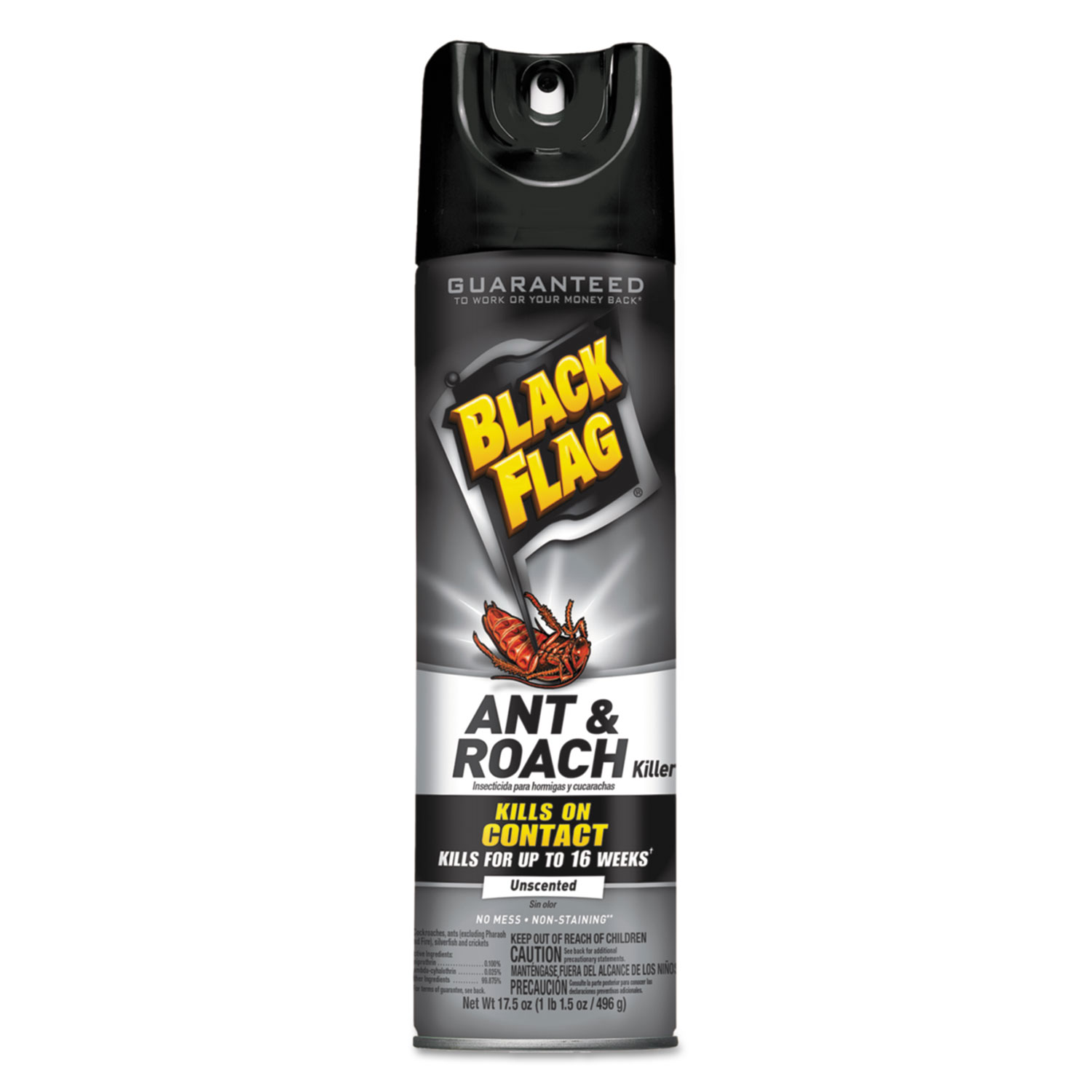  Diversey CB110315 Black Flag Ant & Roach Killer Spray, 17.5 oz Aerosol, 12/CT (DVOCB110315) 